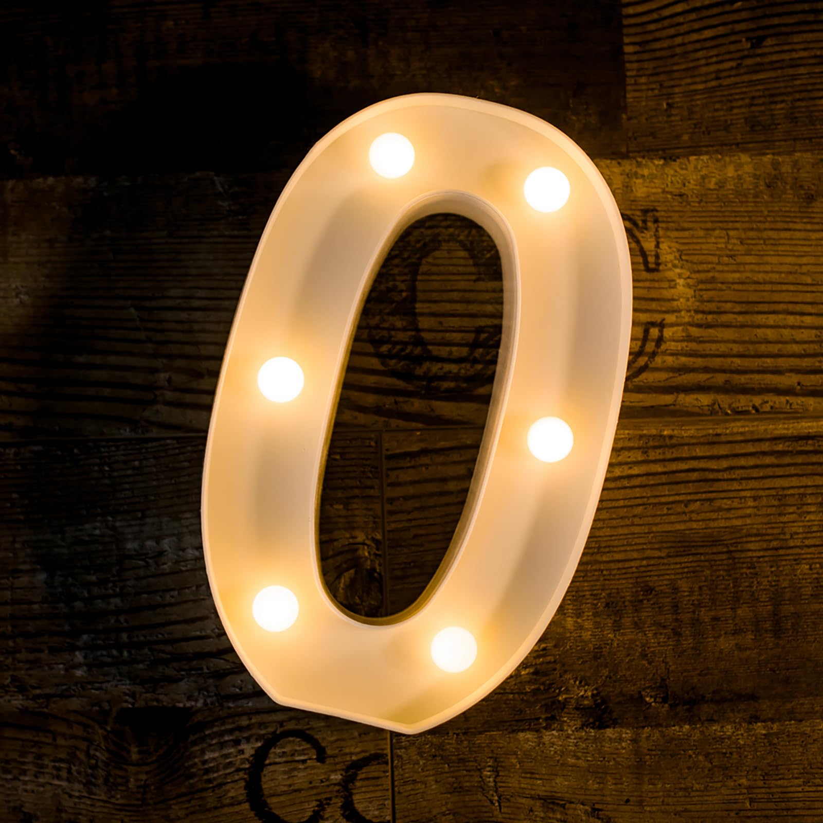 Foaky Decorative Led Marquee Light Up Number, Marquee Light Up Number Sign For Night Light Wedding Birthday Party Christmas Home