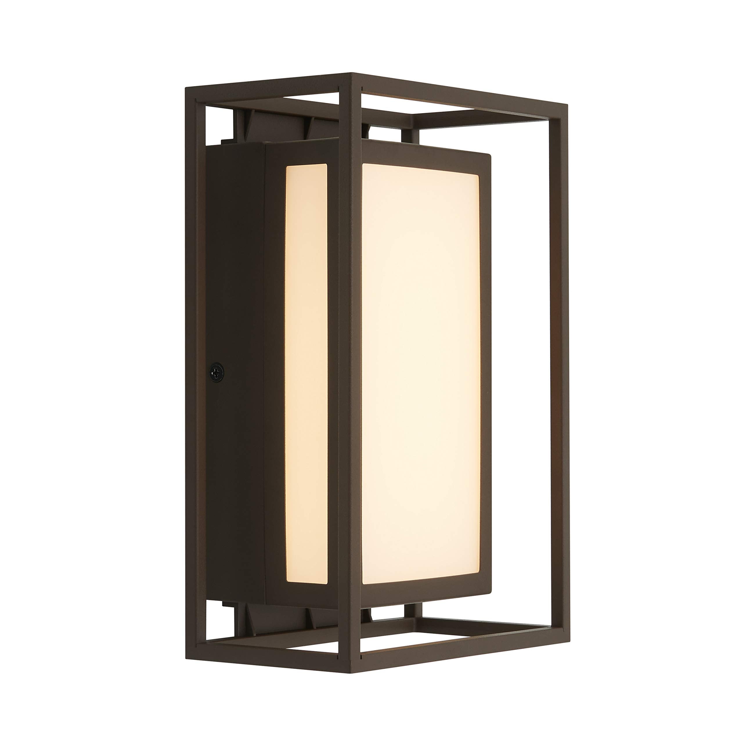 Artika Ghost 12W Led Wall Light - Bronze, 450 Lumens, Indoor/Outdoor, Aluminum, No Bulb Required