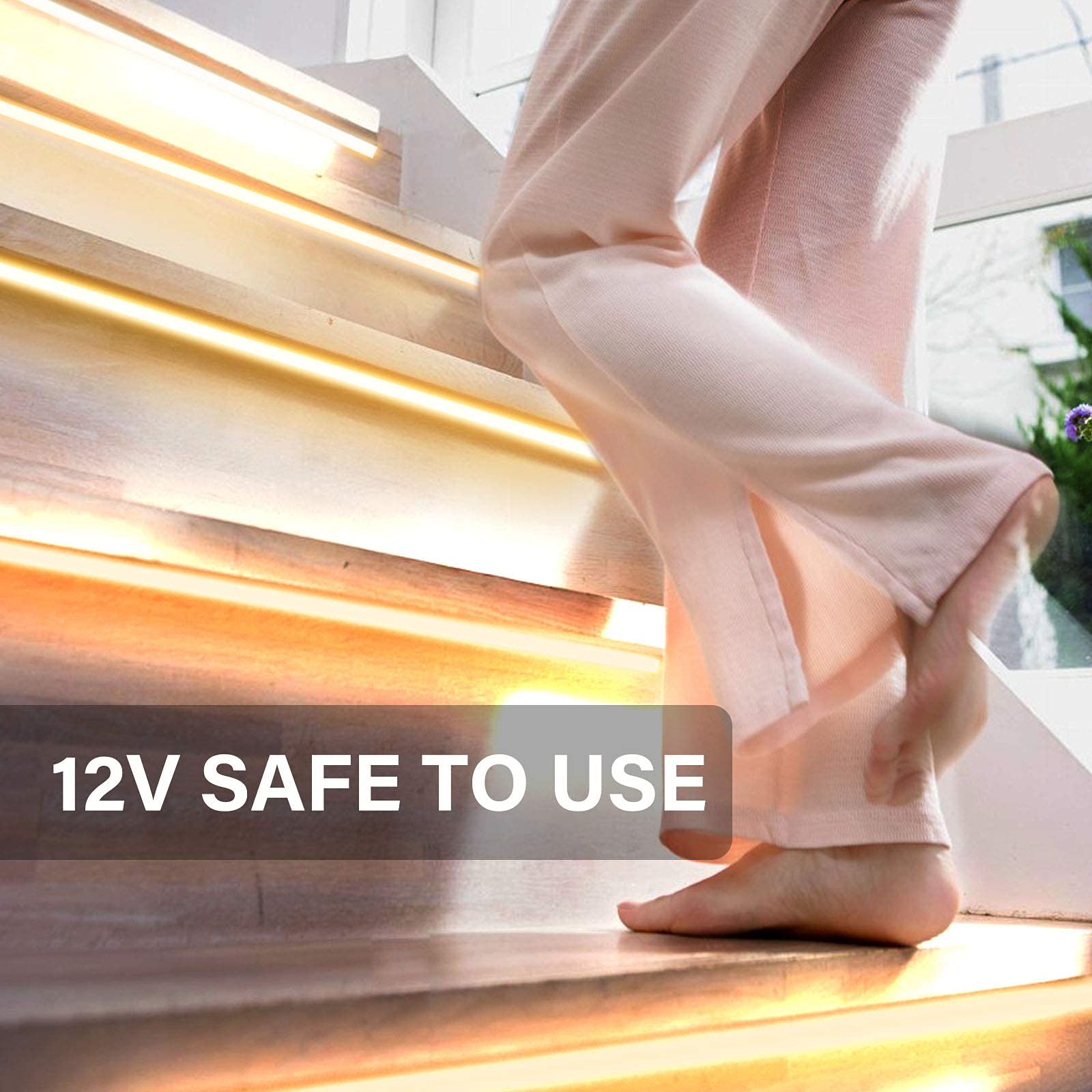 Onforu LED Strip Lights, Dimmable 32.8ft, 3000K Warm White, Flexible Plastic Rope Light, Model DT10