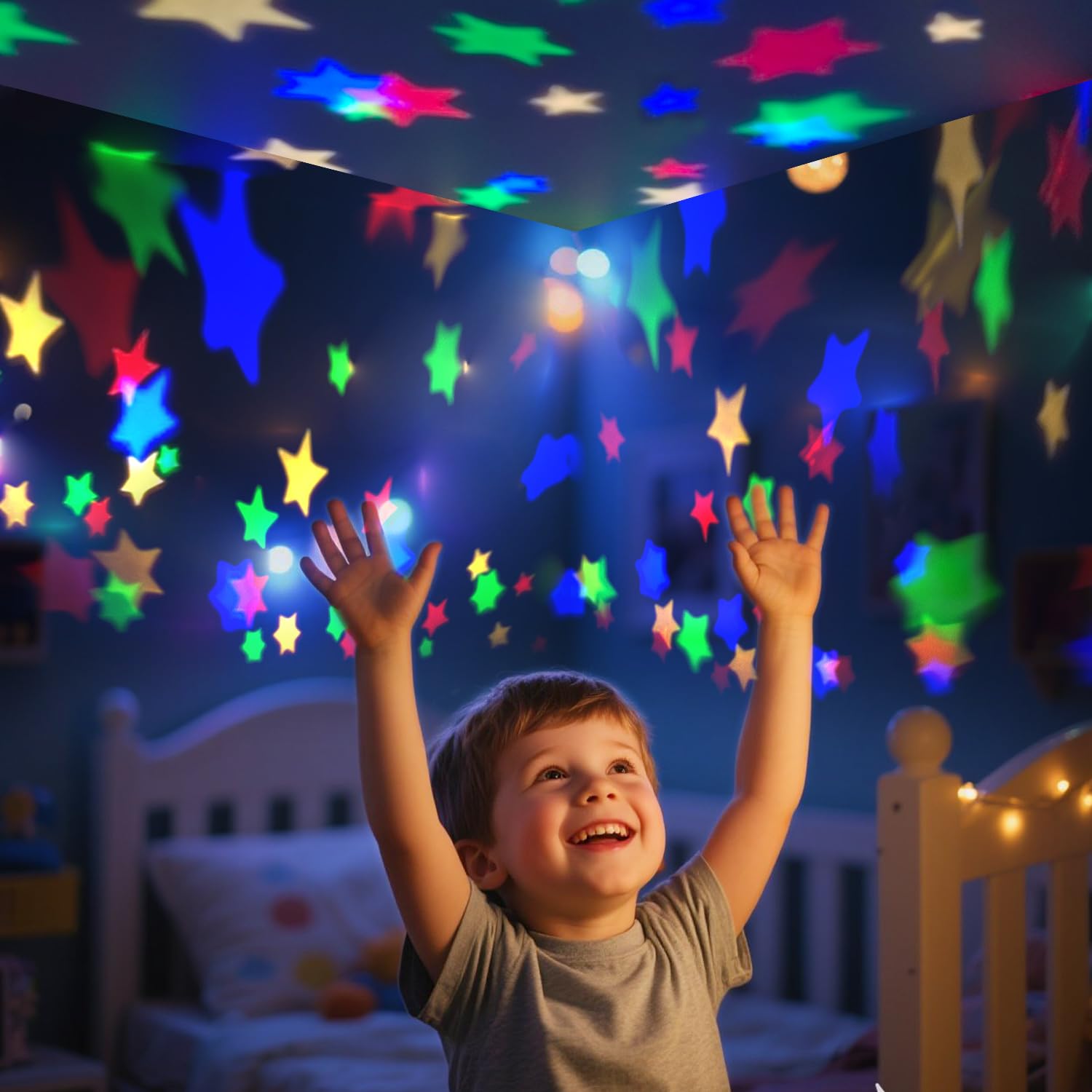 Night Light For Kids Dinosaur Night Lights Projector Remote Dimmable Timer Star Projector 360?Slient Ocean Lights For Ceiling Projector Christmas Birthday Gifts For Boys&Room Decor