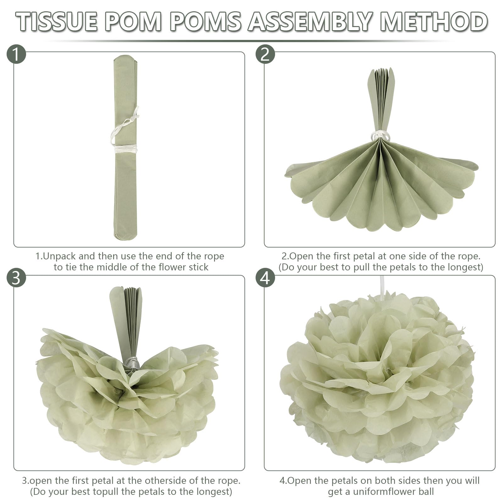 Bluaqua Paper Lanterns Party Decorations: Paper Lantern For Rustic Party Bridal Shower Wedding Sage Green Birthday Party Home De