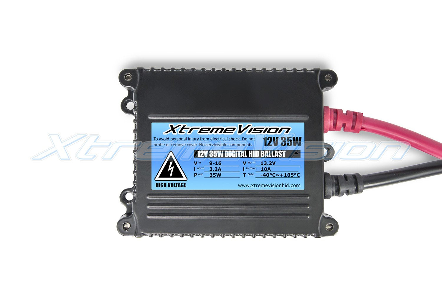 Xtremevision 9006 5K 35W Dc Xenon Bundle - Xenon Headlight Bulb With Slim Ballast - Hb4, 9012, 5000K Bright White - Xenon Bulbs - 1 Pair