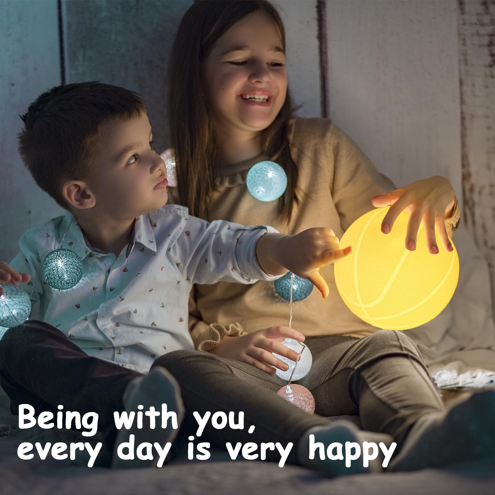 Olee Odee Basketball Night Light with Remote, 16 Colors, 5.9 inch, Multicolor, Model OODEL-003, Perfect Gift for Dads and Kids