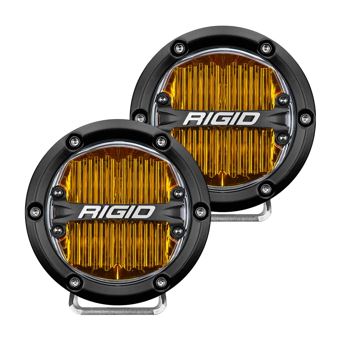 Rigid Industries 36111 360-Series 4 Inch Sae J583 Fog Light Selective Yellow | Pair