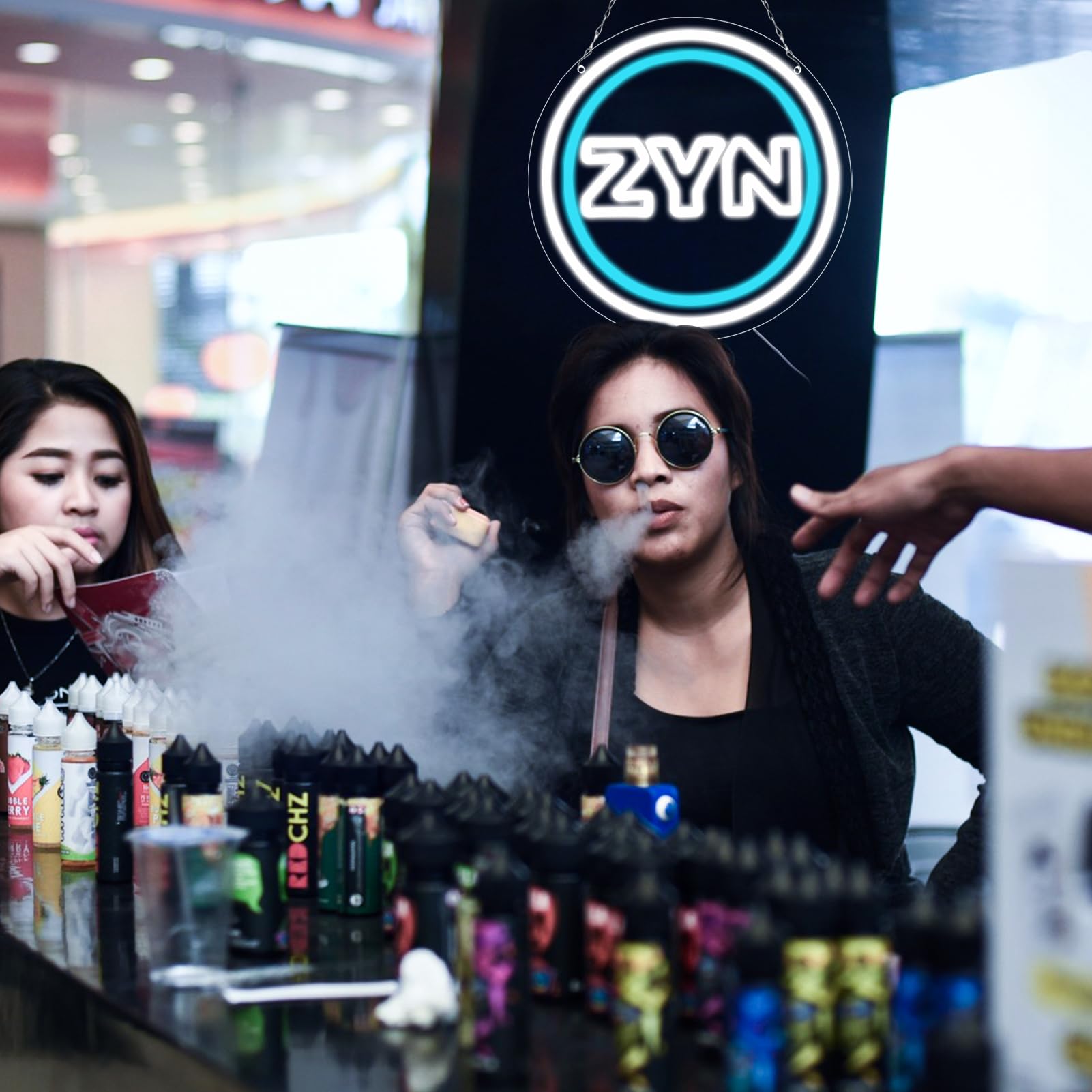 Pugna Z.Y.N Neon Signs for Wall Decor Neon Lights for Bedroom Led Business Signs Suitable for Man Cave Bar Pub Restaurant Christ