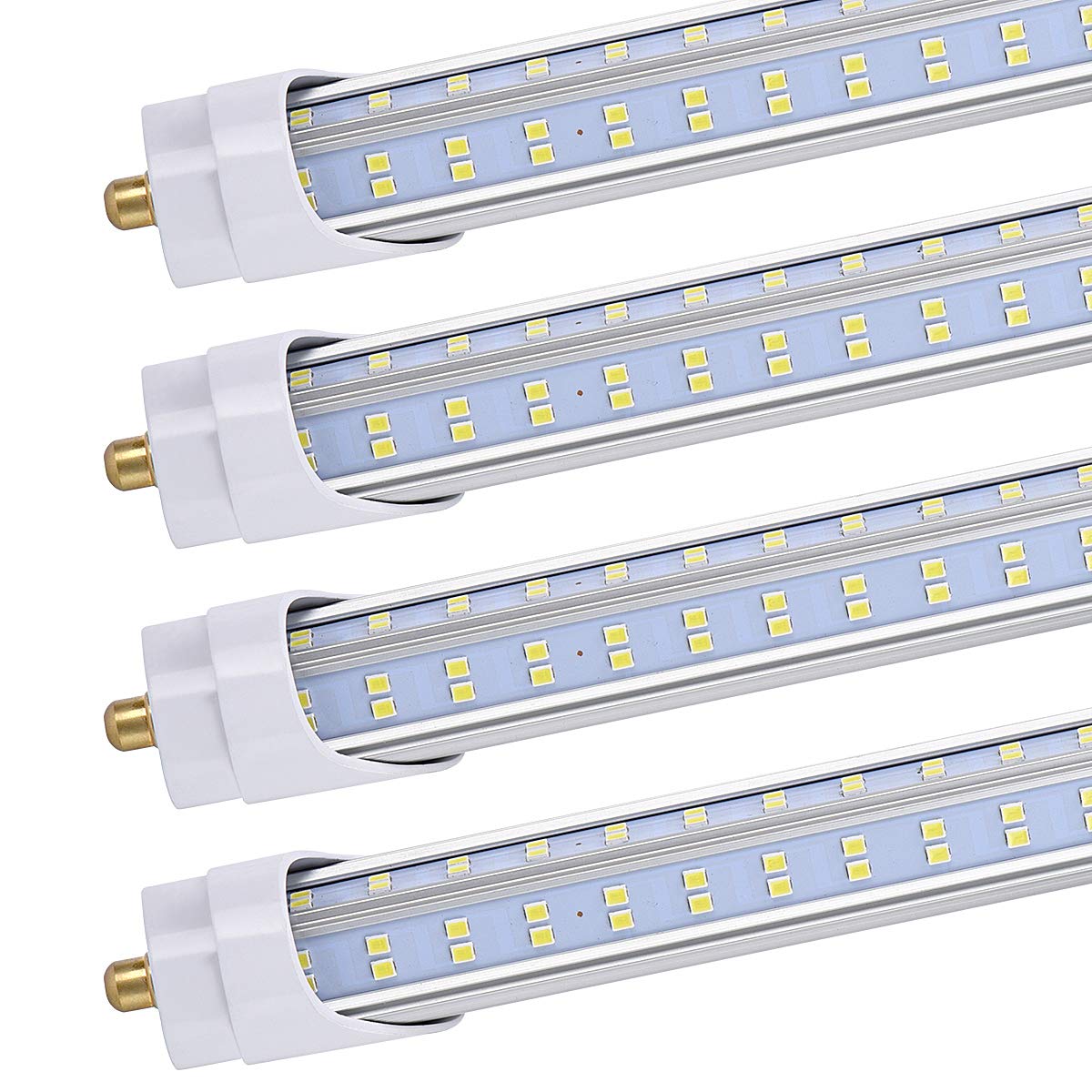 Bsk.Bestka 10Pcs,8 Ft Led Bulbs, 120W 19000Lm 5000K Daylight, Super Bright, T8 T10 T12 Led Tube Lights, Fa8 Single Pin Led Light