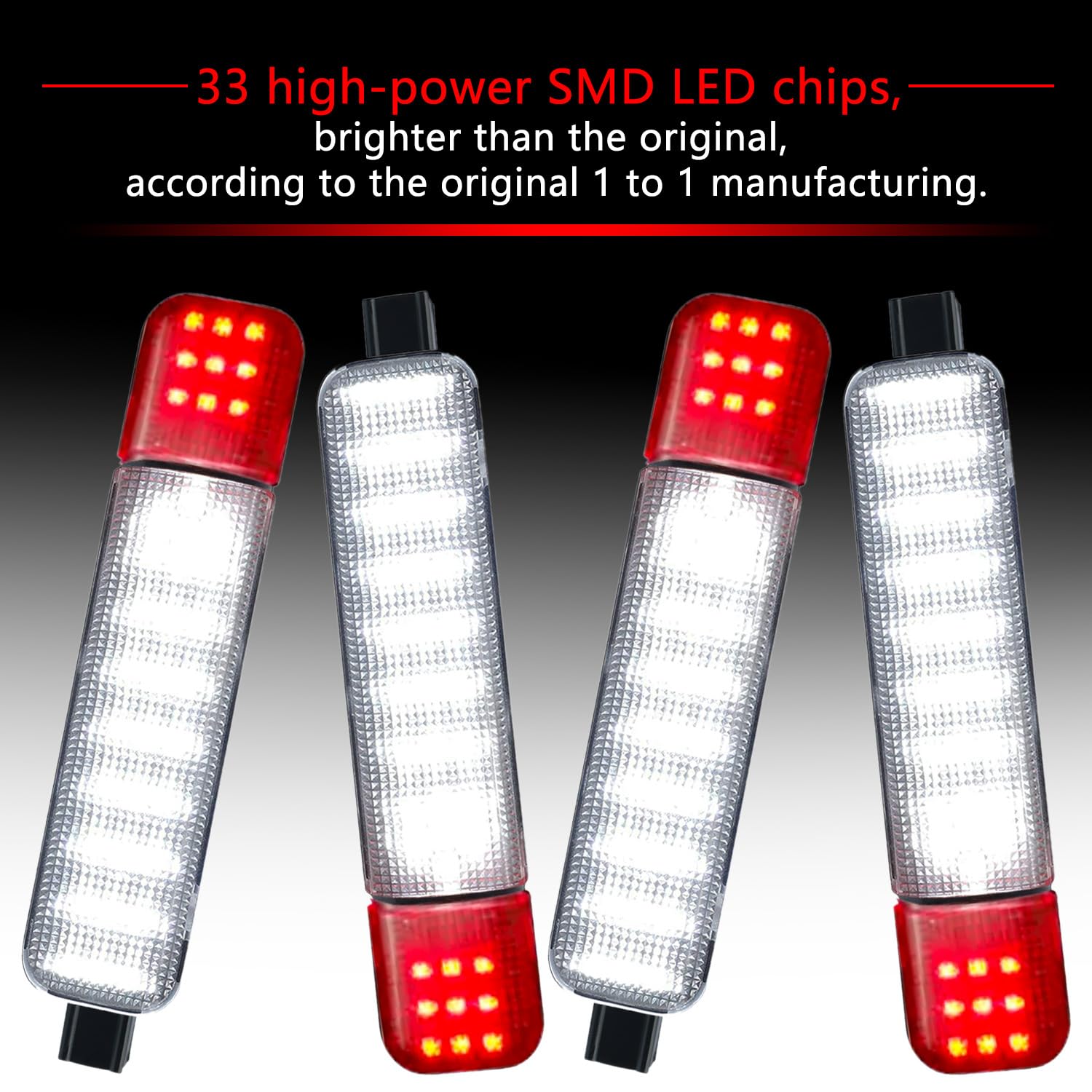 Hneekyr Led Interior Door Courtesy Light Compatible With 1999-2006 Silverado Sierra 1995-1999 C/K 1500 2500 3500 Suburban Tahoe Avalanche 1999-2006 Yukon Escalade Warning Light 4Pcs