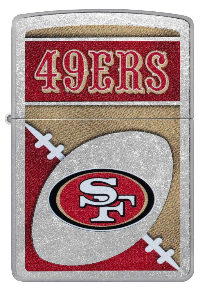 Zippo Nfl San Francisco 49Ers Street Chrome Pocket Lighter