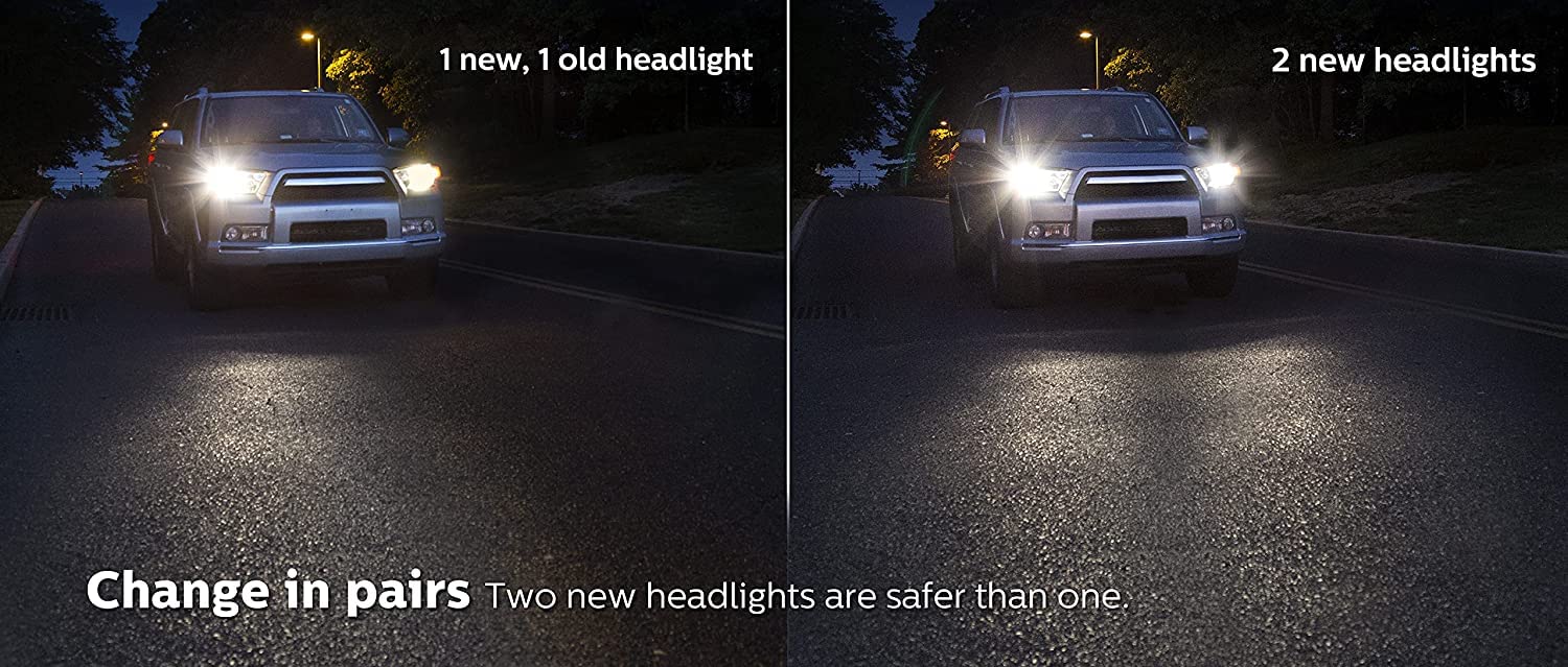 Philips 9012CVB2 CrystalVision Ultra Upgrade Headlight Bulb, 2 Pack