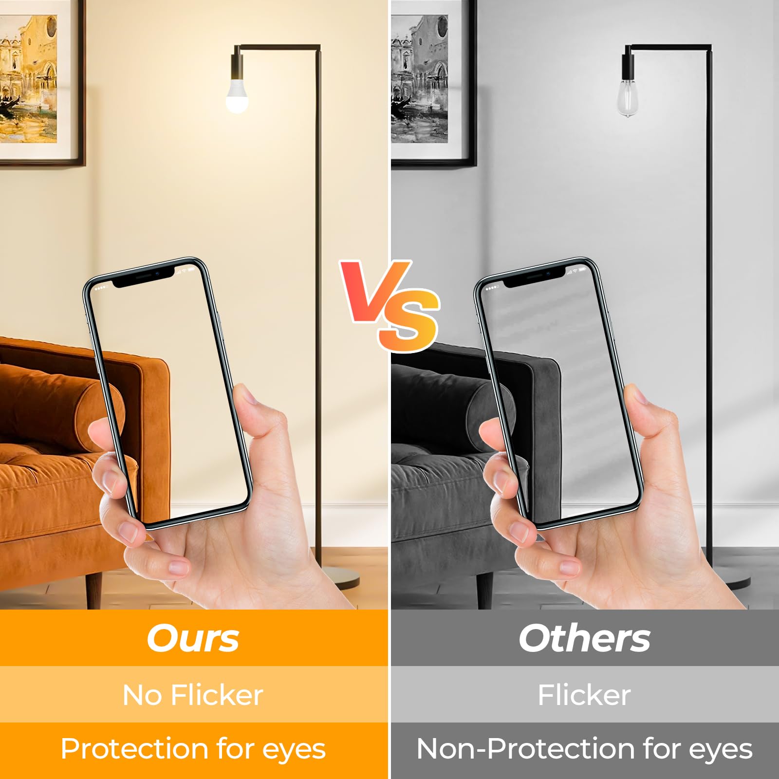 A19 Led Light Bulbs 100W Equivalent, 12-Pack Super Bright Led Bulbs 13W 1500 Lumens, E26 Medium Screw Base Bulbs For Home Bedroom Office Lamp, Non-Dimmable, 2700K Warm White, No Flicker, Cri 85+