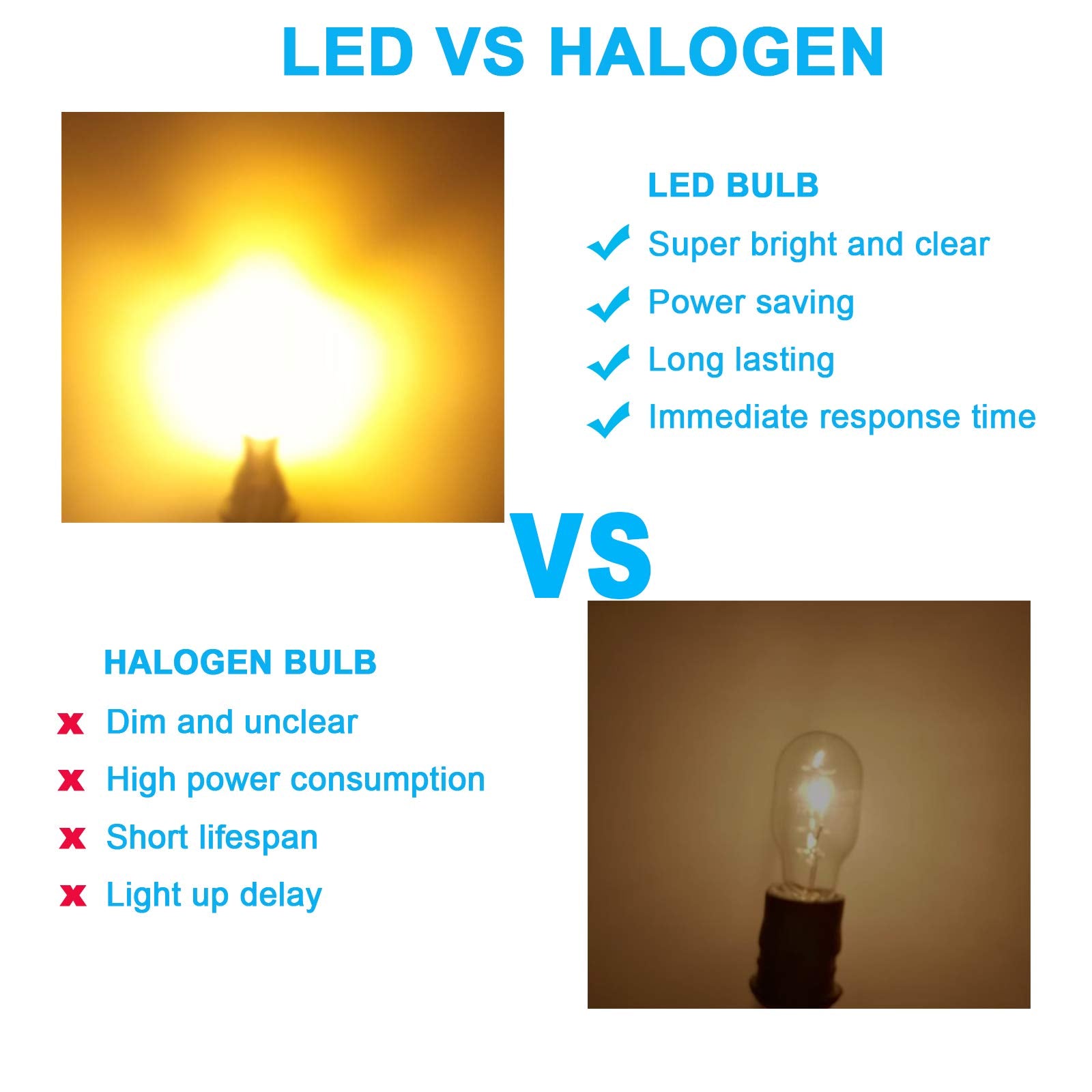 Serundo Auto BA9S LED Bulb 2SMD 3030 Chips Pack of 10pcs Amber Yellow for Car Interior Dome Map License Plate Light