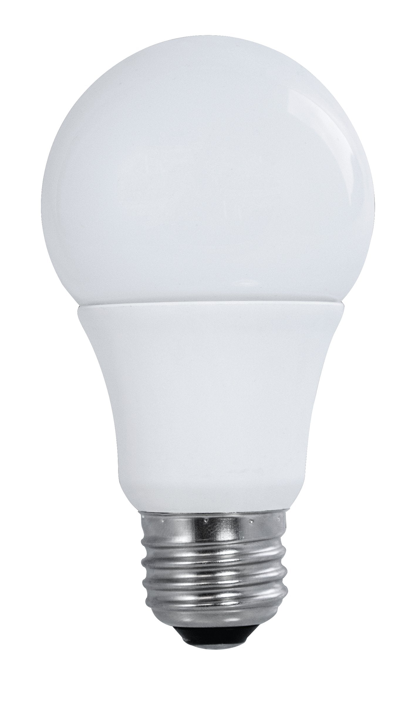 Satco LED Light Bulb, 9A19, Warm White, 3000K, 120V, 4 Count, Glass