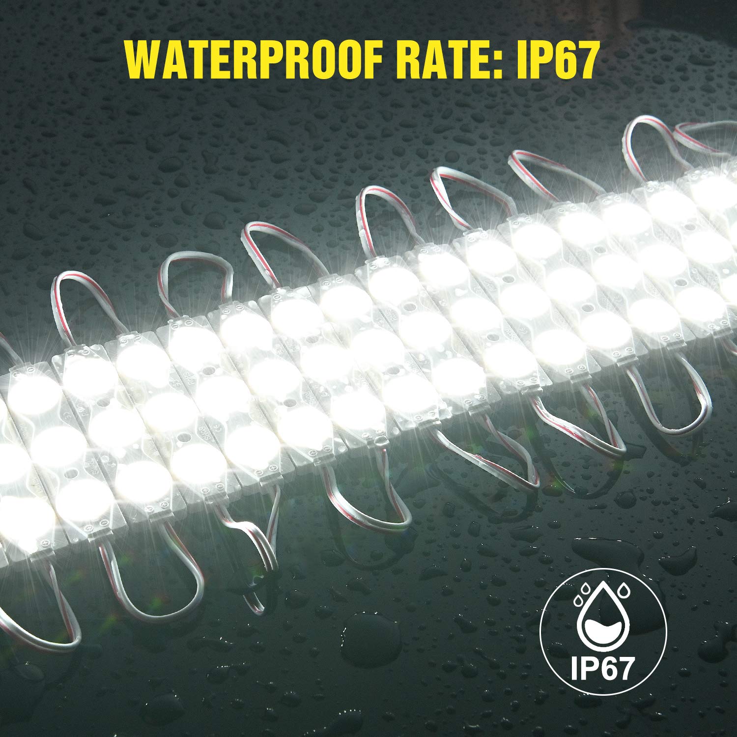 Nilight 60Leds Van Interior Light Kits 12V White Led Ceiling Lighting Kit For Truck Van Rv Boats Caravans Trailers Lorries Trans