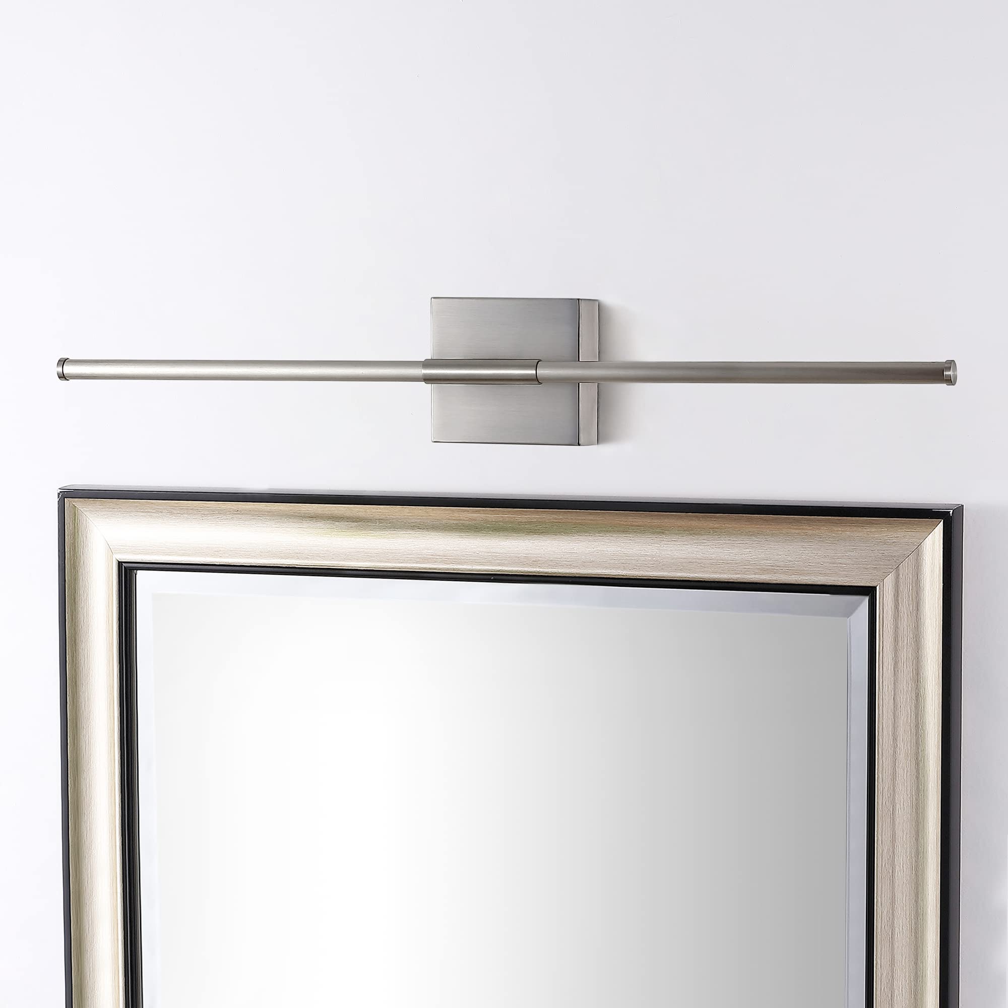 Jonathan Y Jyl7022E Makena 28'' Dimmable Integrated Led Modern Metal Wall Sconce Minimalistic Contemporary 3000K 10W Bulbs Entry