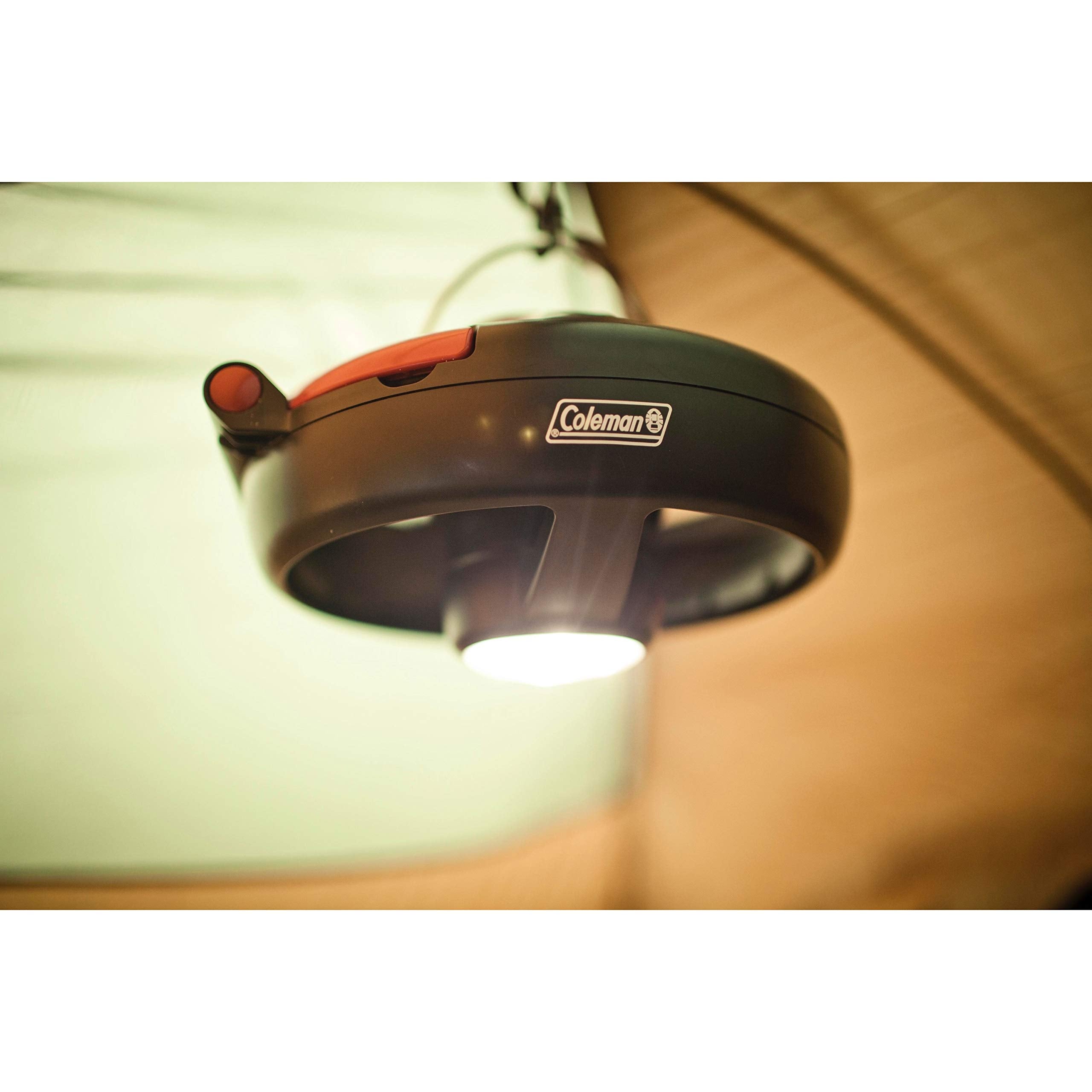 Coleman Lighted Tent Fan - Fan & Light Combo for Tents/Cars/RVs, CPX 6 Compatible, Multi, One Size, Model 1239888