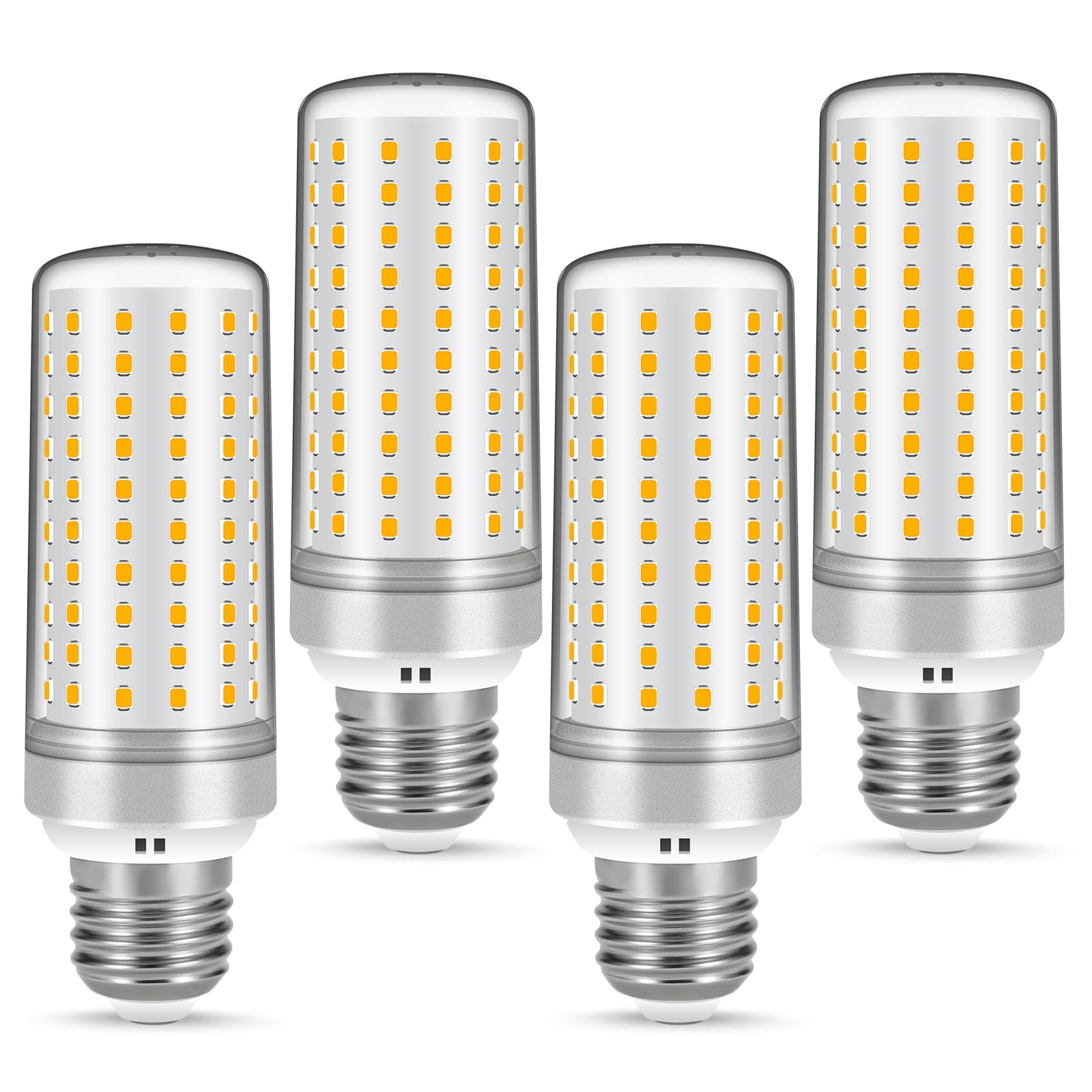 E26 Led Bulbs, 30W Led Light Bulbs Equivalent 250W, 3000K Sunset Color Warm Light, Not Dimmable,Ac 85-265V, E26 Light Bulbs (4 P