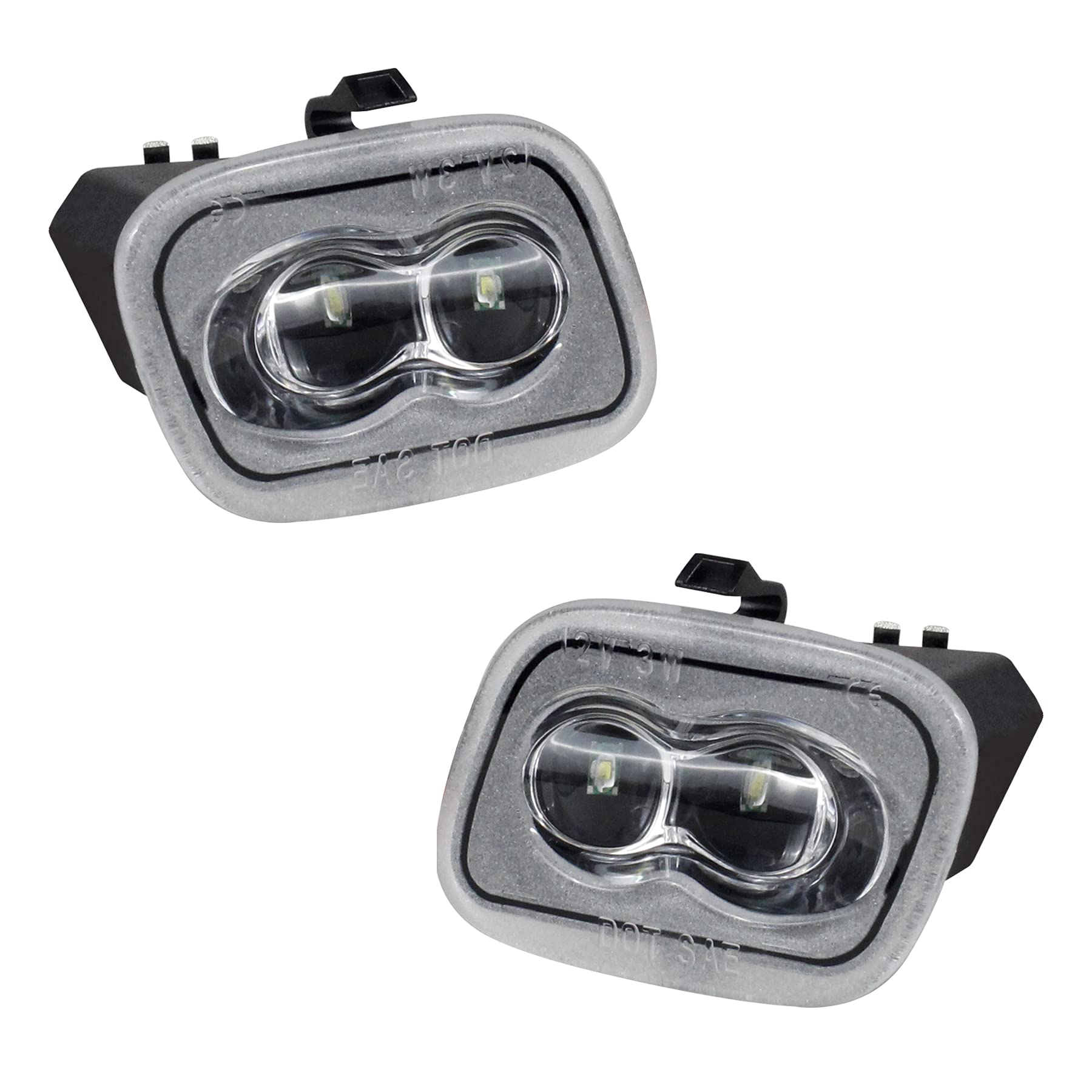 Ndrush Side Mirror Puddle Light Led Lamp Assembly Compatible With Ford 2015-2021 F-150 2017-2021 F-250 F-350 Super Duty