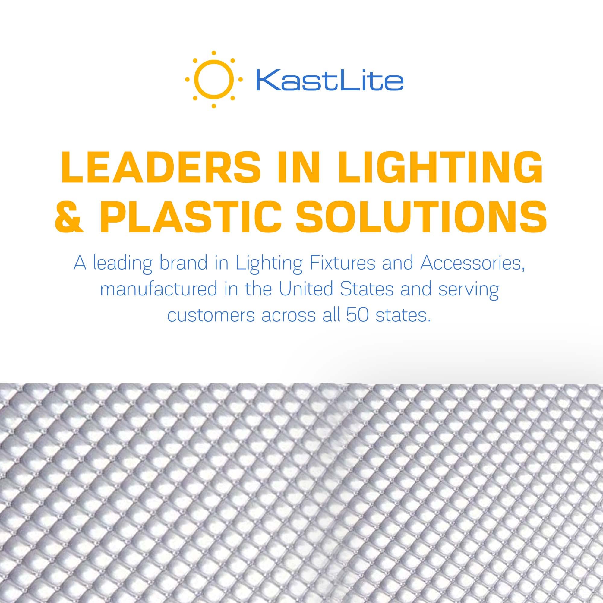 KastLite 8-Pack Fluorescent Light Covers | Clear Prismatic Acrylic Diffuser | 23.75in x 47.75in x 0.125in Thick | Model: b