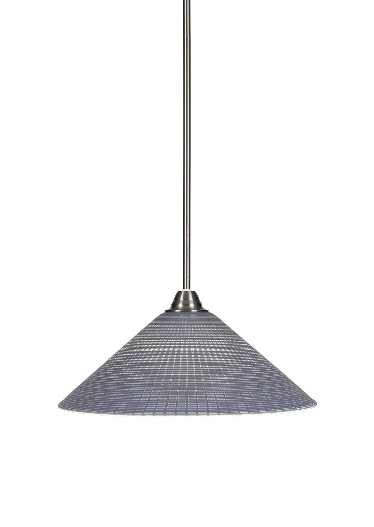 Toltec Lighting Paramount 1 Light Pendant in Brushed Nickel (3401-BN-4012)