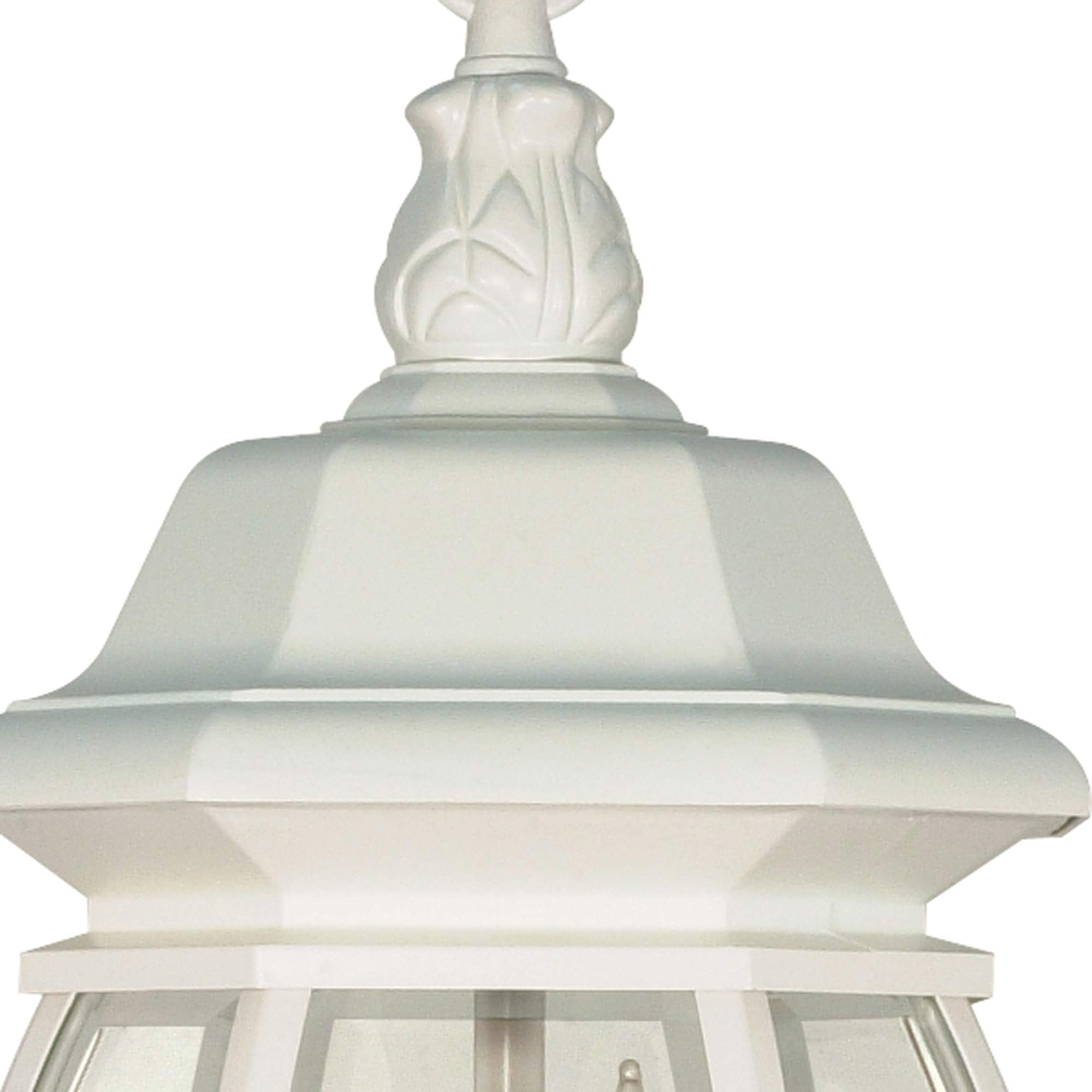 Nuvo 60/894 Three Light Hanging Lantern, White
