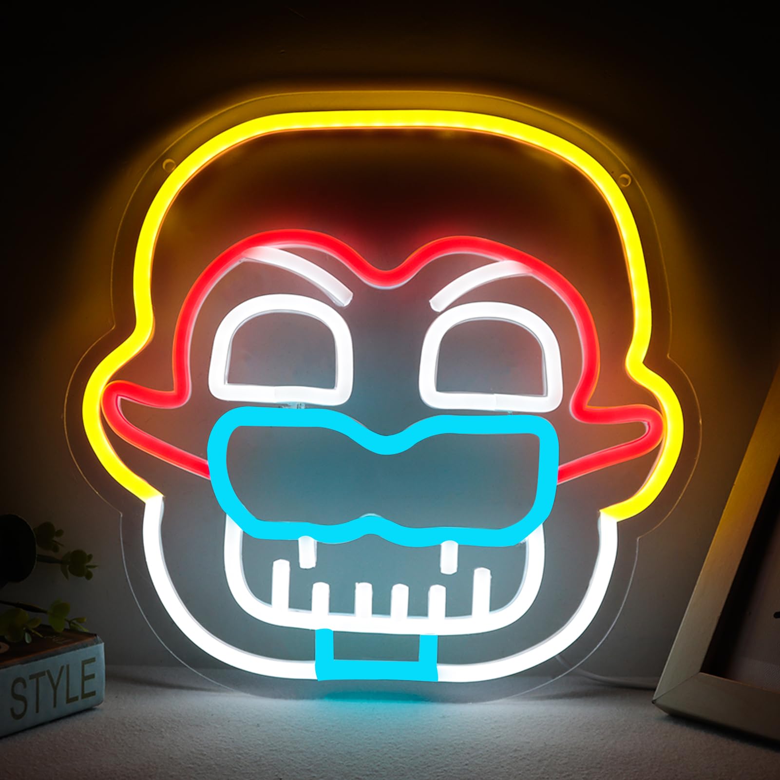 Ahlove Five Nights At FreddyS/Fnaf Glamrock Freddy Neon Signs For Wall Decor