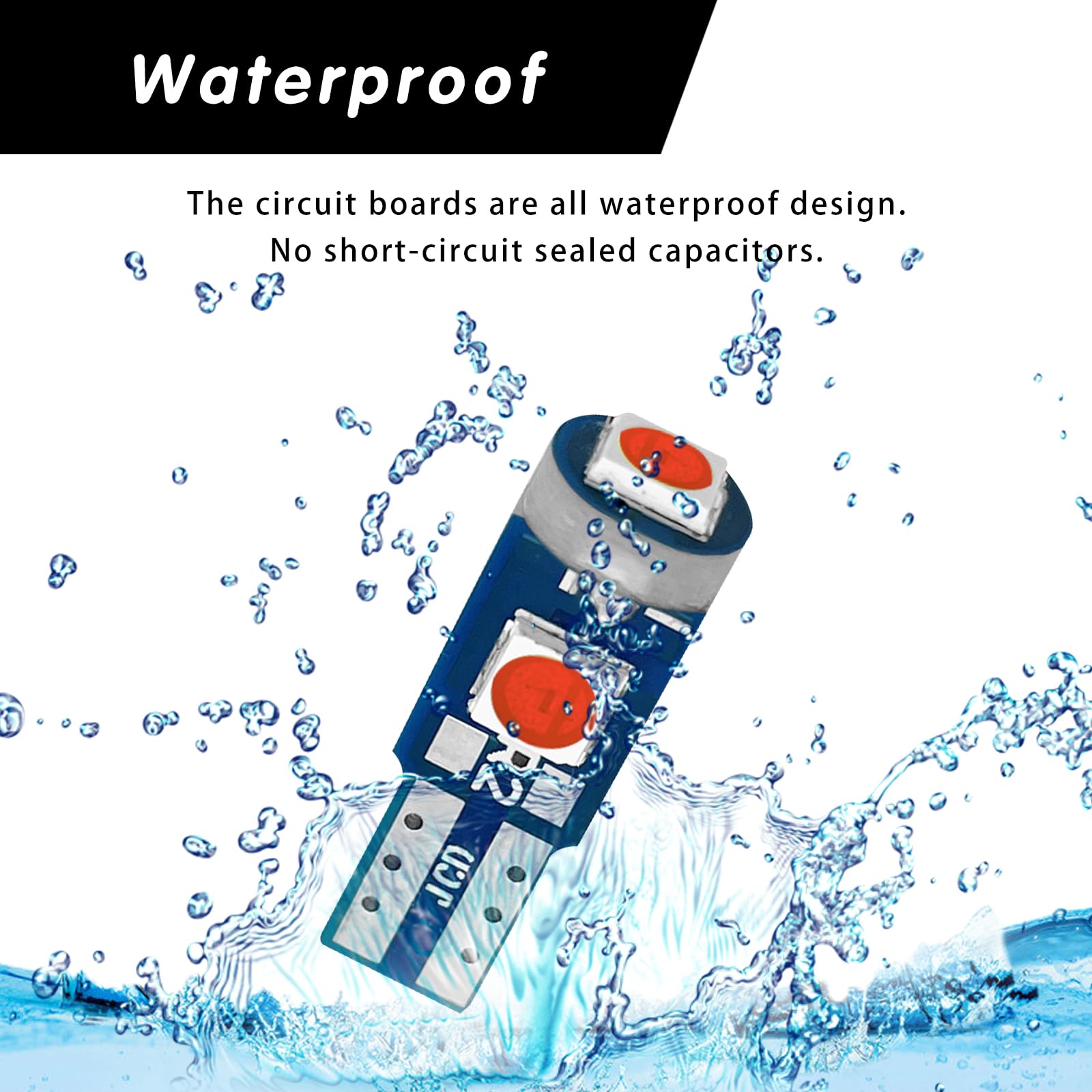 Damwot 74 Led Bulb Dash Lights Super Bright, T5 37 74 Led Bulb With Twist Lock Socket Pc74 Pc37, Dashboard Lights, Instrument Cl