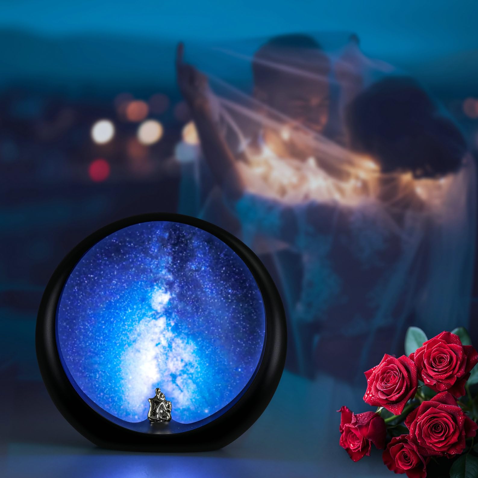 Mamre Galaxy Lamp Special Dimmable Night Light Gift Idea For Wedding Anniversary Valentine? Day Birthday Christmas