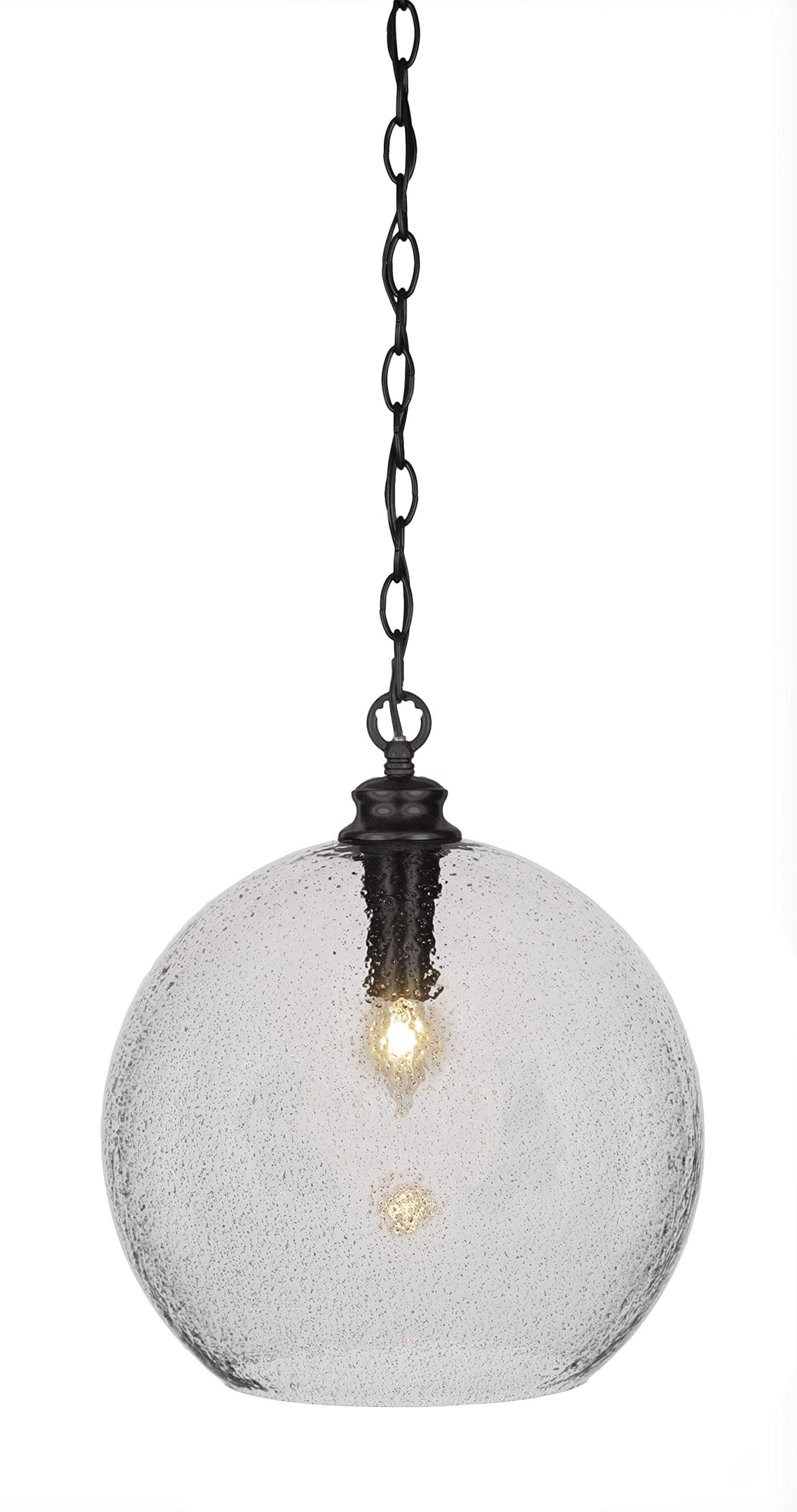 Toltec Lighting Kimbro 1 Light Pendant in Matte Black (90-MB-4392)