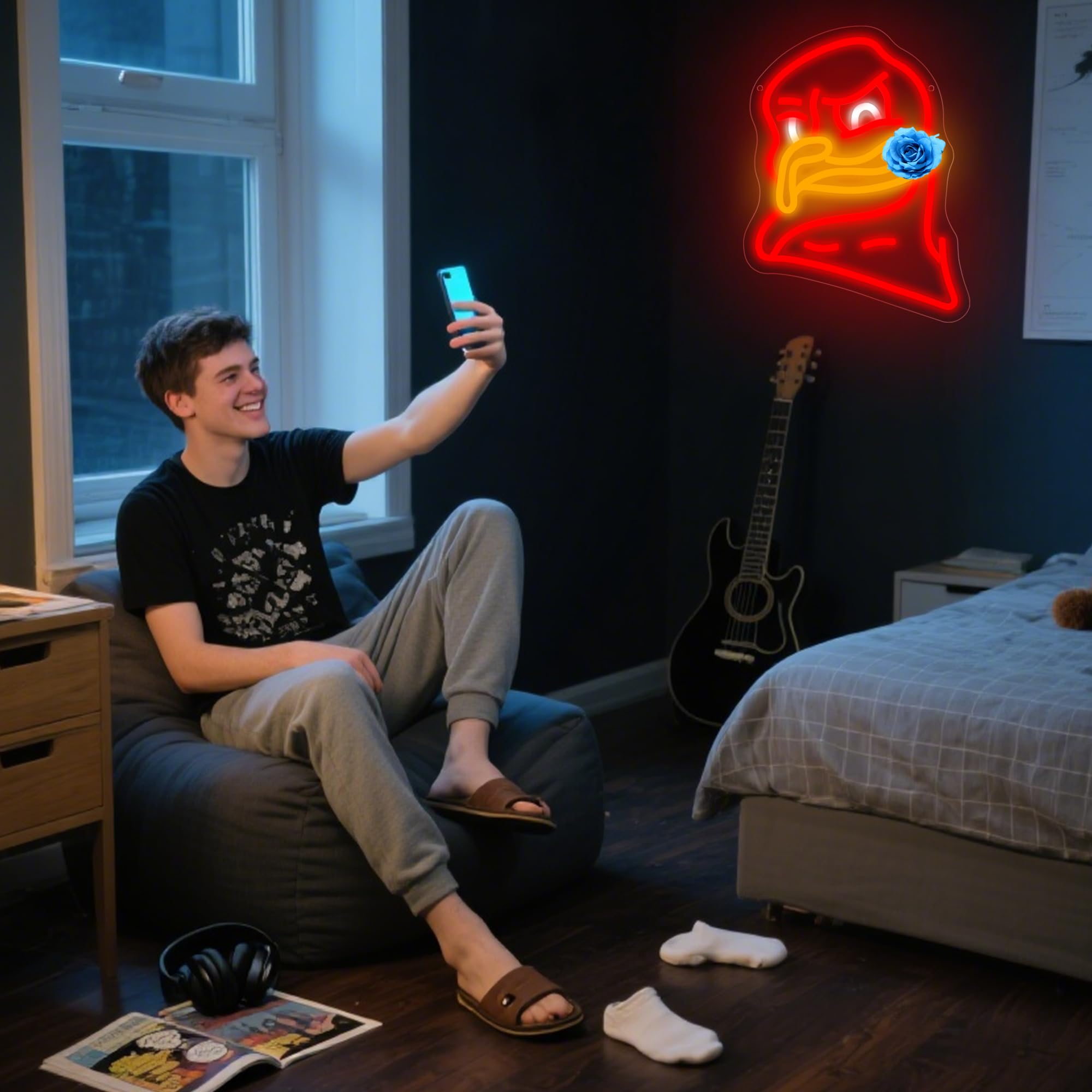 University Neon Sign For Wall Decor Dimmable University Bird Led Neon Light College Sports Signs For Man Cave Dorm Club Wall Decor Graduation Gifts For College Students Teens Size 13* 10.6In(Fmcp138)