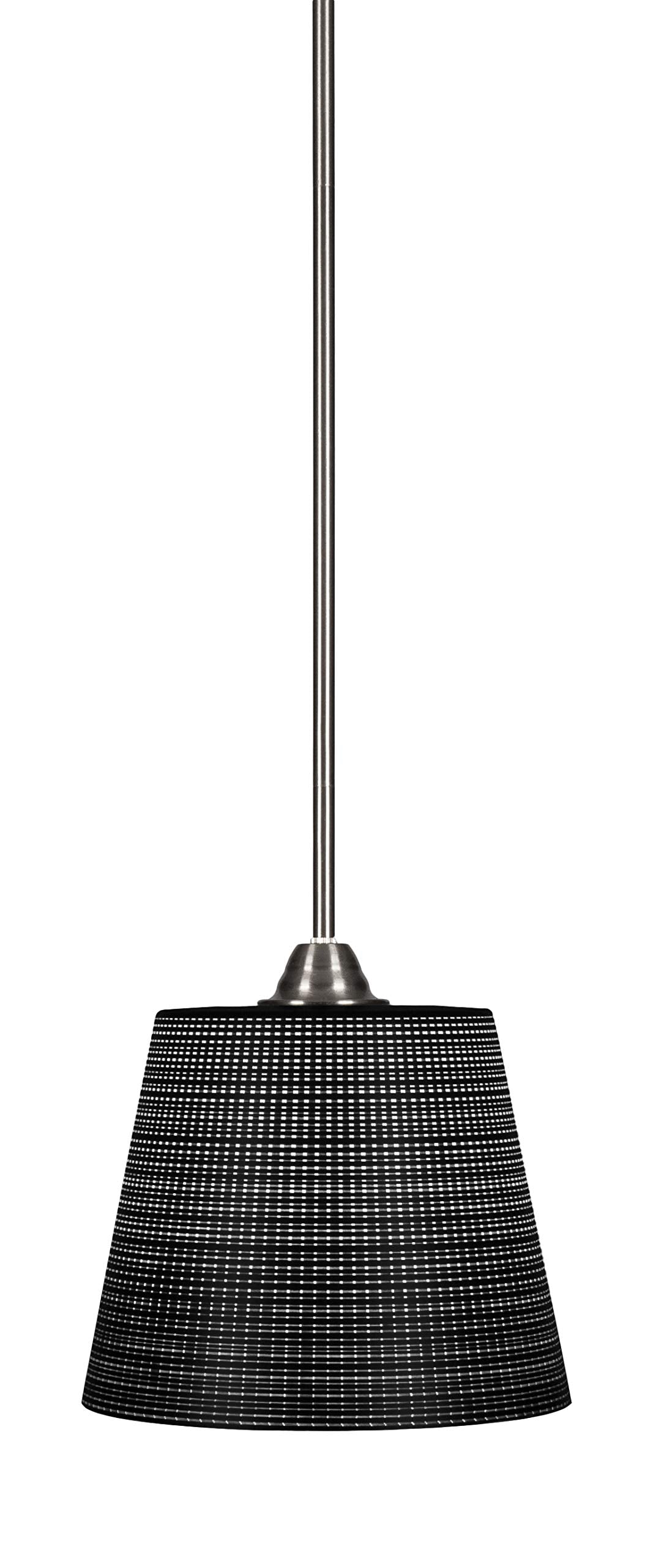 Toltec Lighting Paramount 1 Light Mini Pendant in Brushed Nickel (3401-BN-4089)