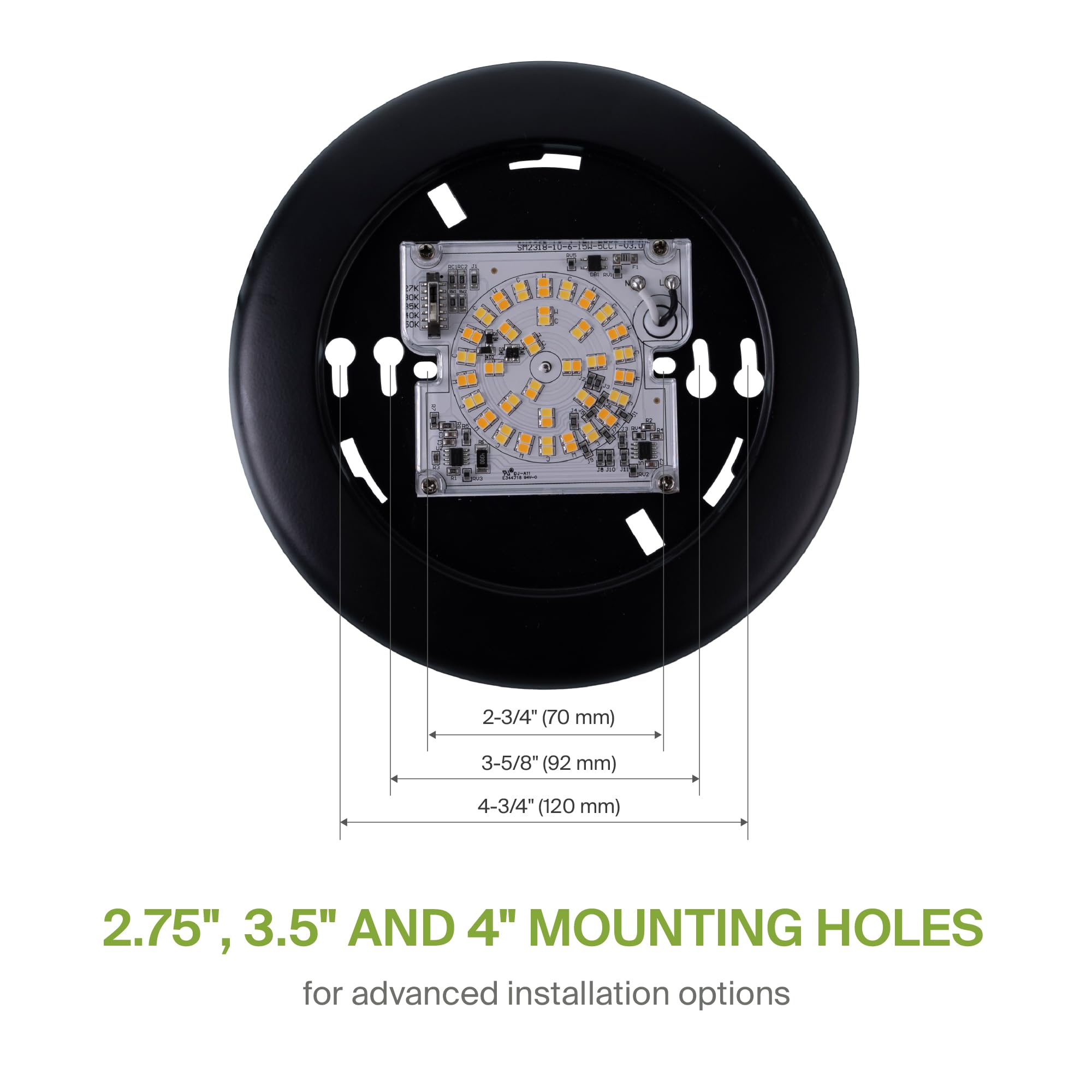 Asd 12 Pack Led Disk Lights 6 Inch, 15W 5Cct 2700K-5000K 1245Lm Cri90+, Dimmable Flush Mount Ceiling Light Fixture, Low Profile