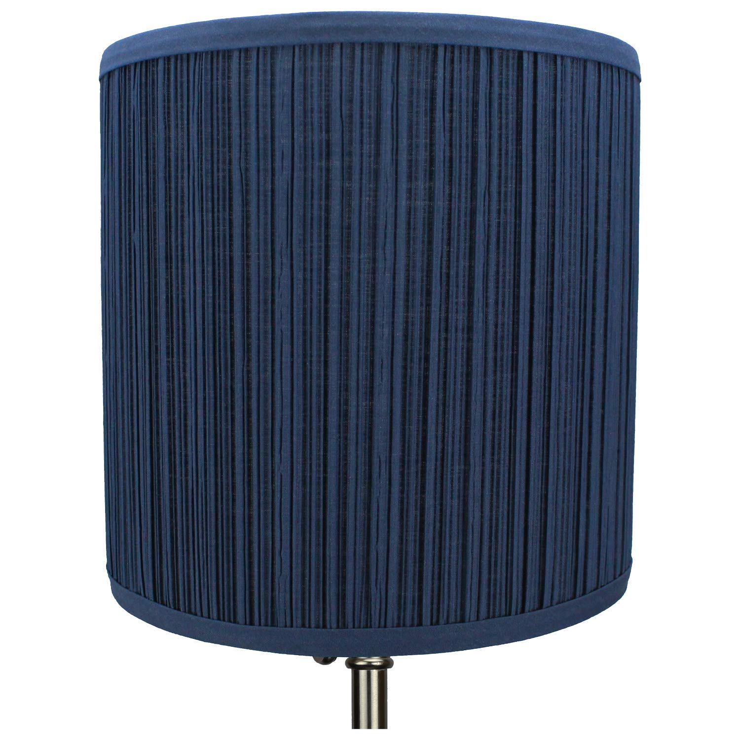 Fenchelshades.Com 10'' Top Diameter X 10'' Bottom Diameter 10'' Height Fabric Drum Lampshade Spider Attachment (Pleated Mushroom