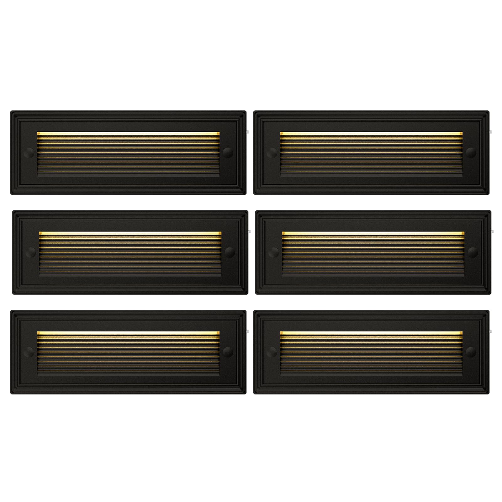 9 Inch Low Voltage Step Lights, 12V DC 5W LED Stair Light Indoor & Outdoor, 3CCT 3000K/4000K/6500K, IP65 Waterproof Outdoor Step