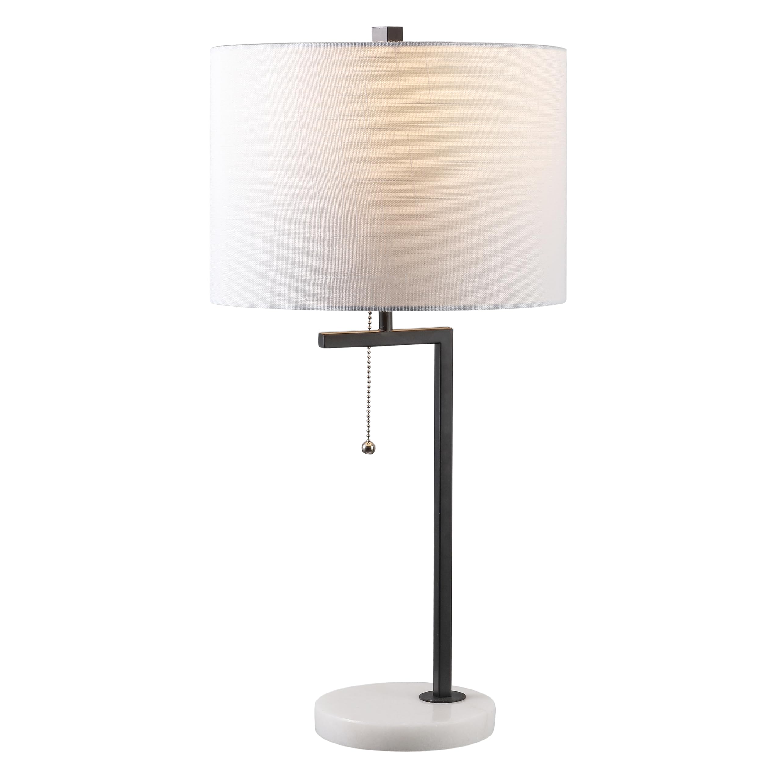 Jonathan Y Jyl1043B Alyssa 24.5'' Metal/Marble Led Table Lamp For Bedroom, Living Room, Office, College, Book Case, Nightstands 