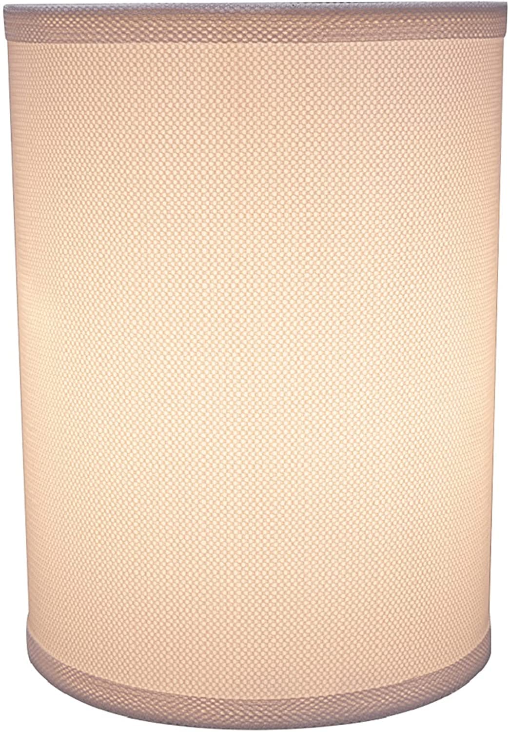 Aspen Creative Drum Lamp Shade 8inx8inx11in White Network Model 31279A