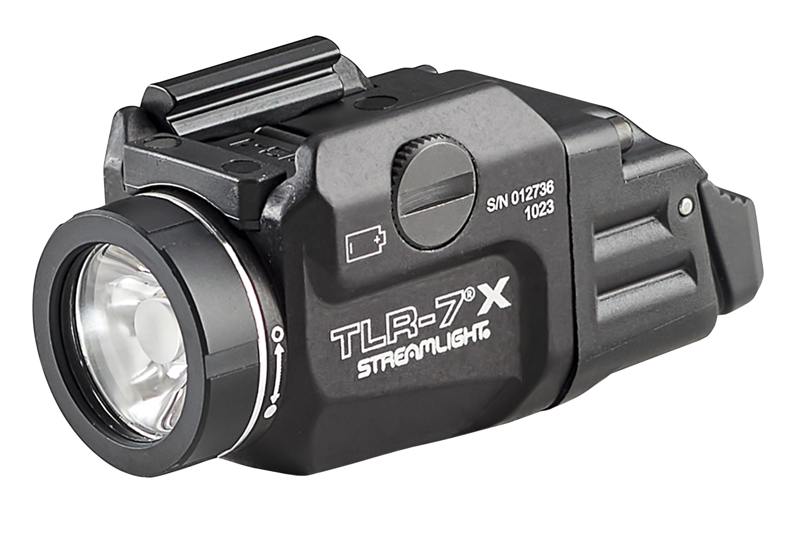 Streamlight 69455 TLR-7 X USB 500-Lumen Compact Tactical Weapon Light with High & Low Paddle Switches and Key Kit, Black