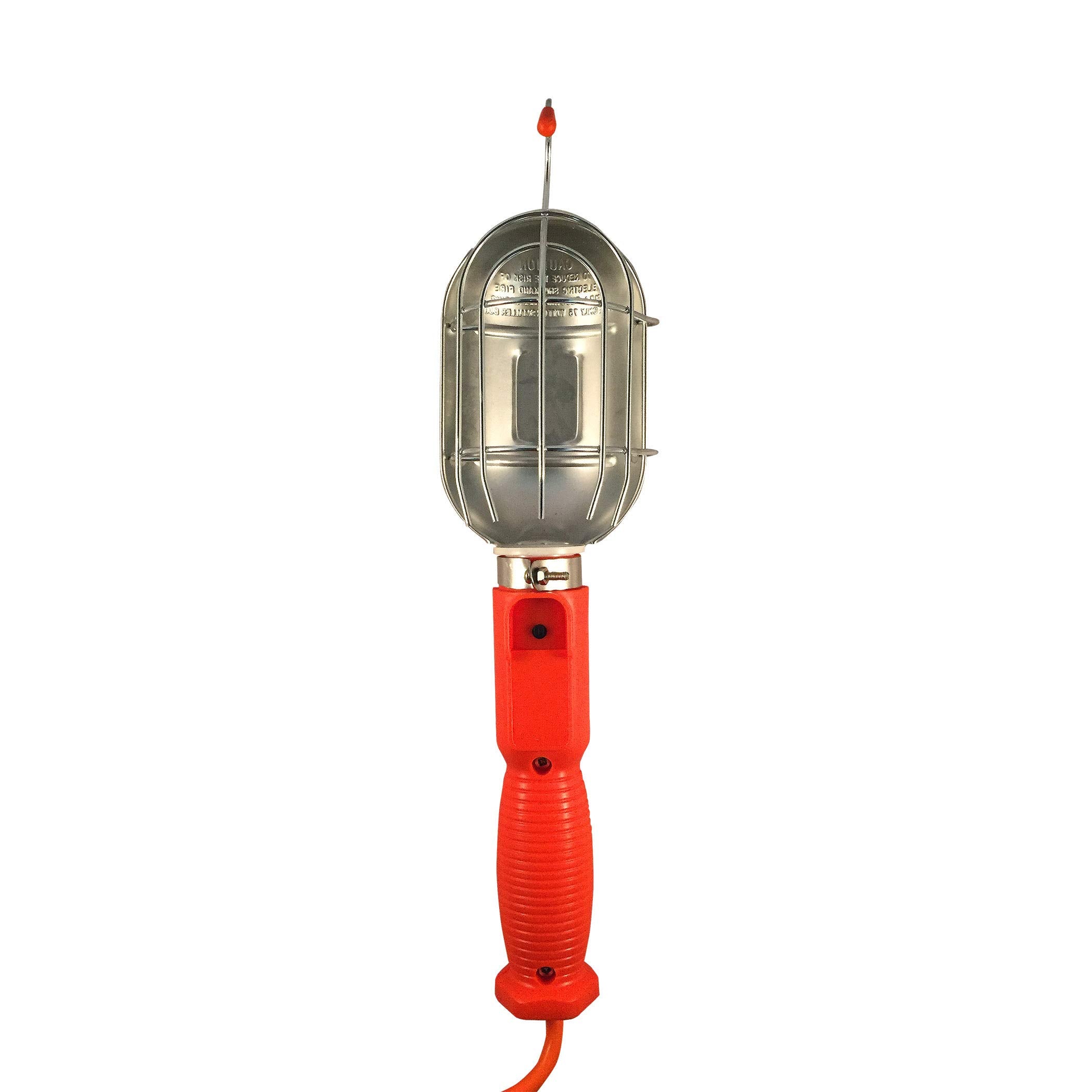 Usw Trouble Light With Metal Shade, 3C Outlet And Cold Weather Cord