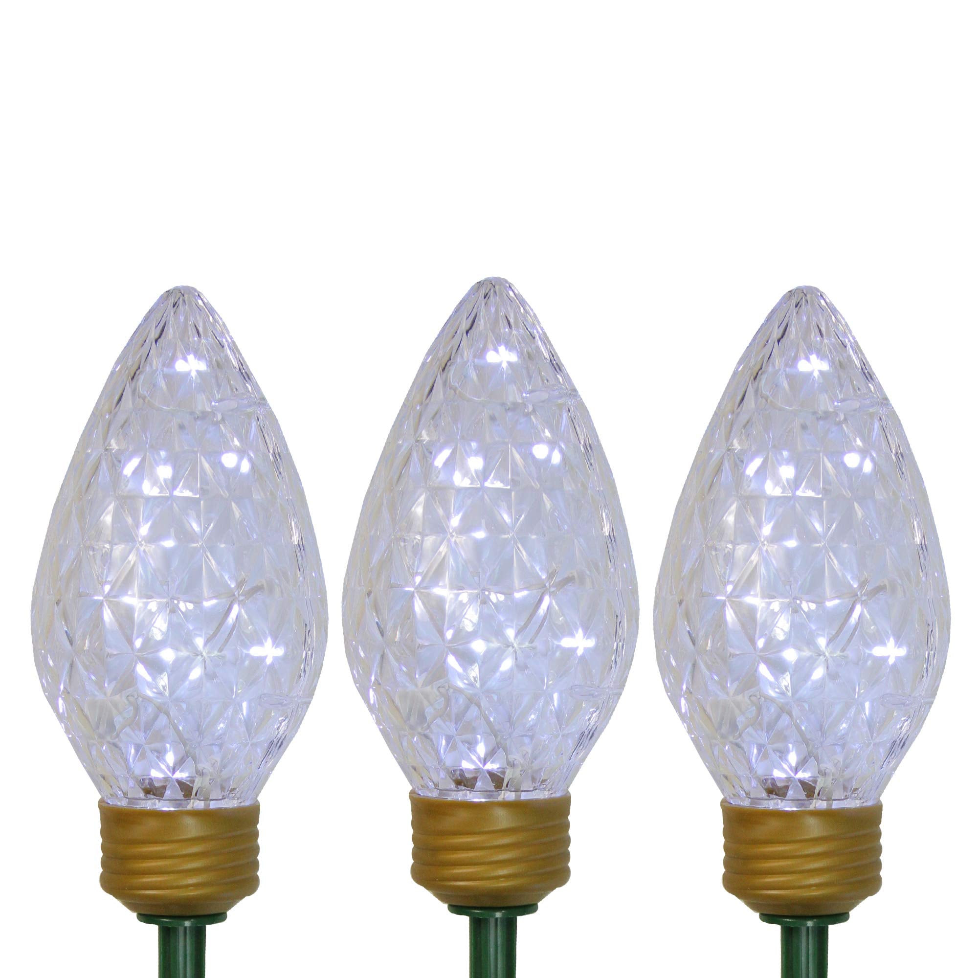 Northlight Christmas Yard Art Lawn Stakes, Clear Plastic, Model 32913128