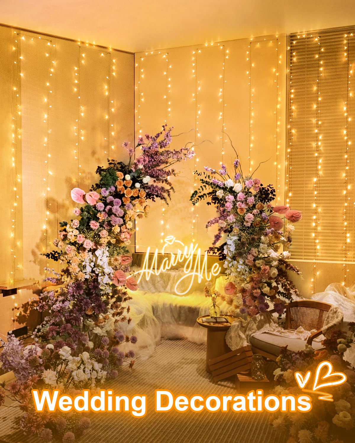 JIXXULVU 380 LED Outdoor Christmas Lights, 250FT Waterproof, Warm White, 8 Modes, Timer, PVC & Copper Wire