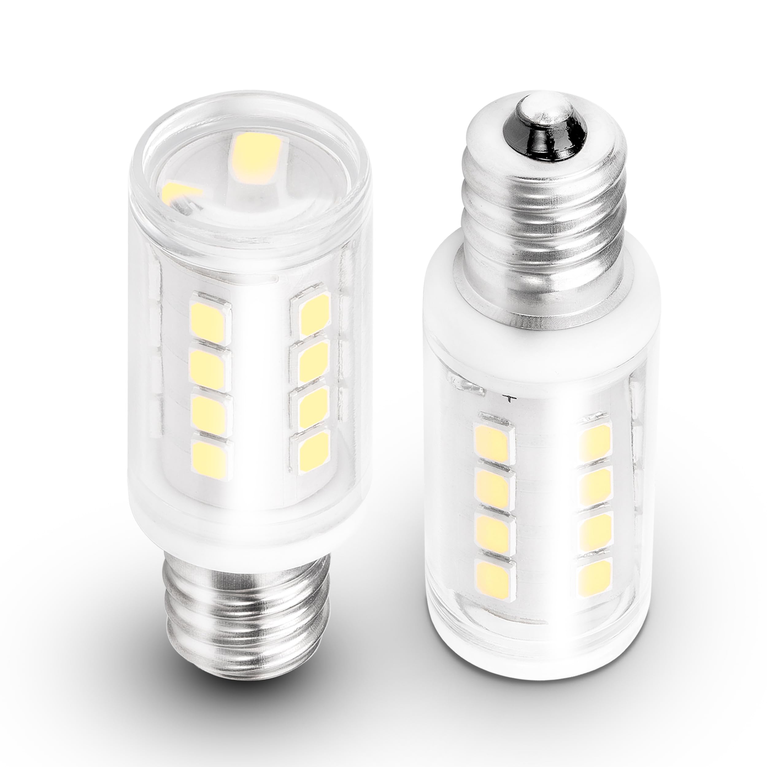 Dryer Light Bulb 120V 10W 25W 40W Equivalent WE05X20431 WP22002263 Appliance Bulb E12 Candelabra Base 2W 300lm 6000K Daylight White for Dryer Drum Water Ice Dispenser Refrigerators Bulb  2 Pack