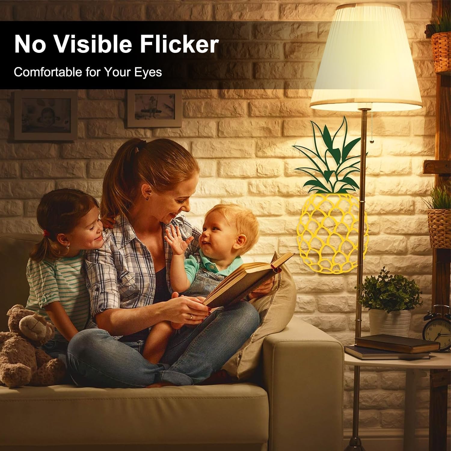 Tjoy 50 Pack A19 Led Light Bulbs, 60 Watt Equivalent Led Bulb, Efficient 9W, Soft White 2700K, E26 Standard Base, Energy Saving Warm Light Bulb, 800Lm, 80 Cri, 120V, Ul Listed, Non Dimmable