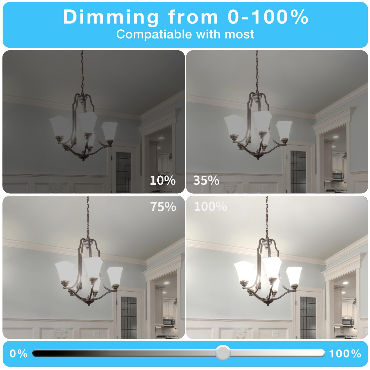 Daybeeter 6 Pack Dimmable G9 Led Bulb 4W (40 Watt Equivalent), 6000K Daylight White, G9 Halogen Bulb,T4 G9 Bi-Pin Base Light Bul
