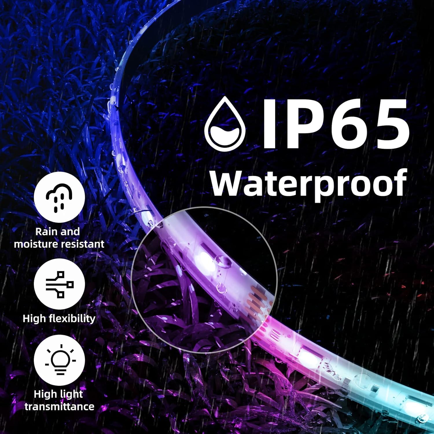 Daybetter Waterproof Led Lights For Bedroom, 100Ft (3 Rolls Of 32.8Ft) Led Strip Lights, 900 Leds Color Changing Rgb 44 Keys Rem