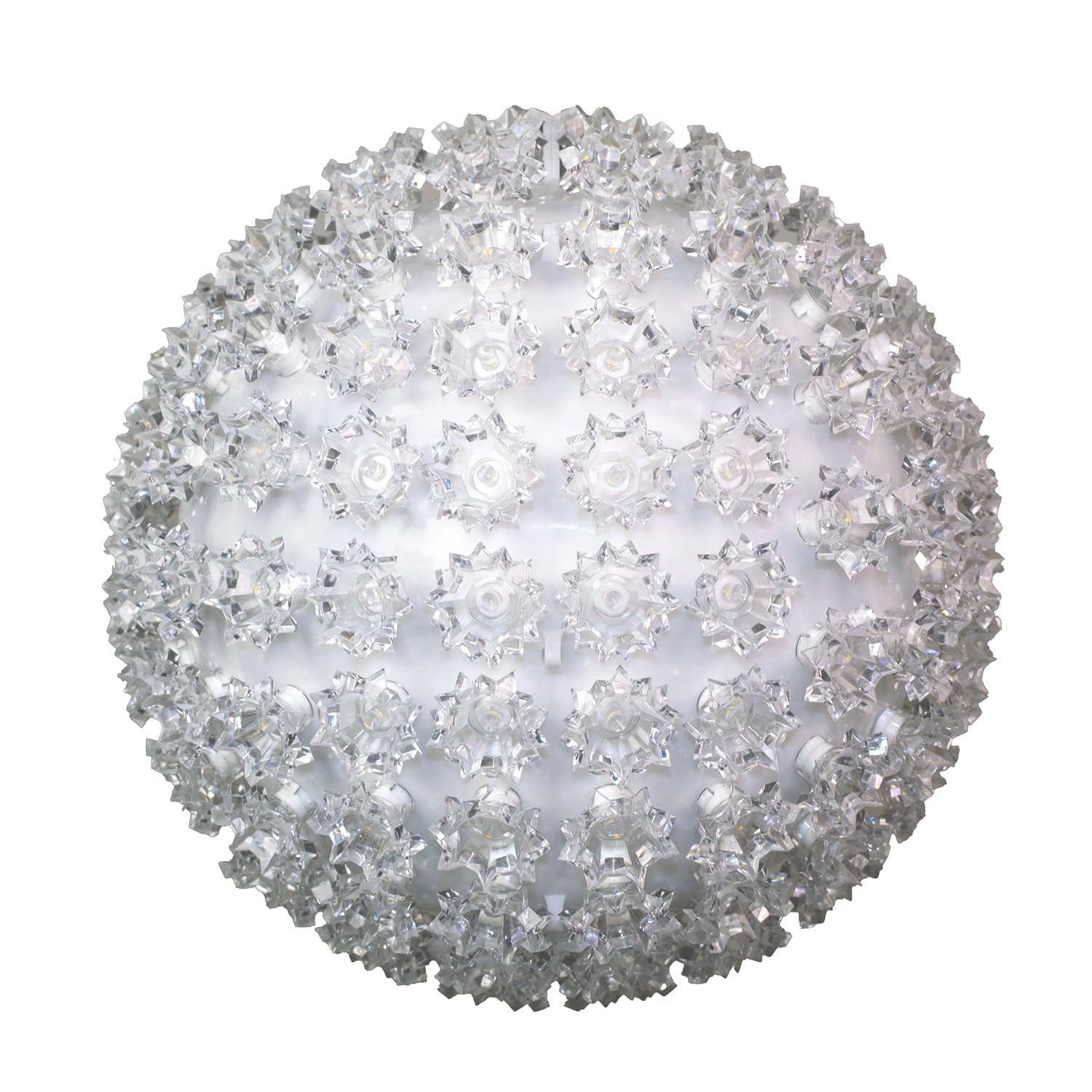Novelty Lights LED Starlight Sphere 150-Light, 10in, Pure White, Model MRD-50A-2, Extra Large Ornament Ball Light with 5ft Cord