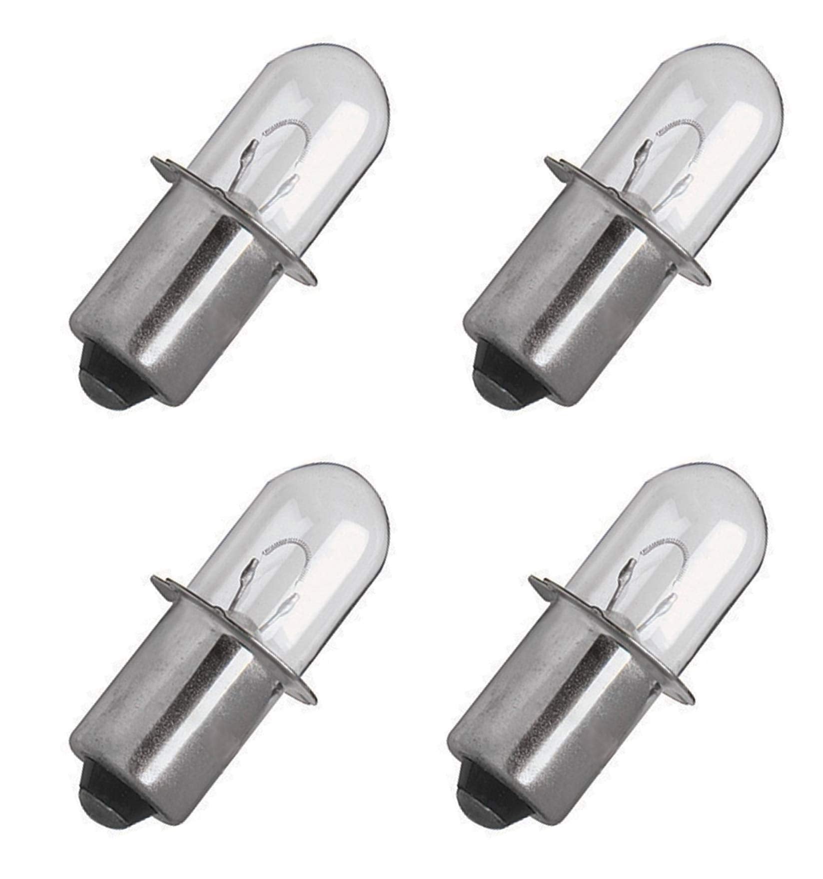 Hasmx 4-Pack 18V Xenon Bulbs For Ryobi Flashlight Work Lights One+ Cordless - Silver