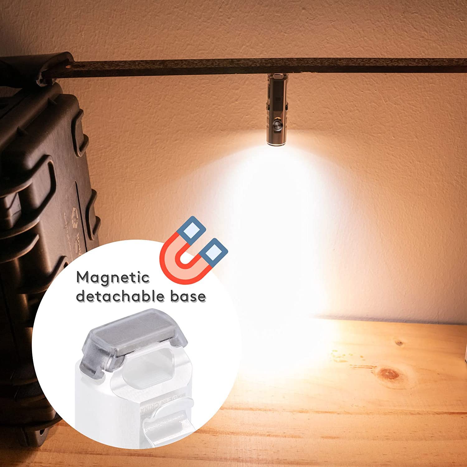 RovyVon Aurora A2 G4 Keychain Flashlight 650 Lumens USB C Rechargeable Stainless Steel Metal Button A2-G4