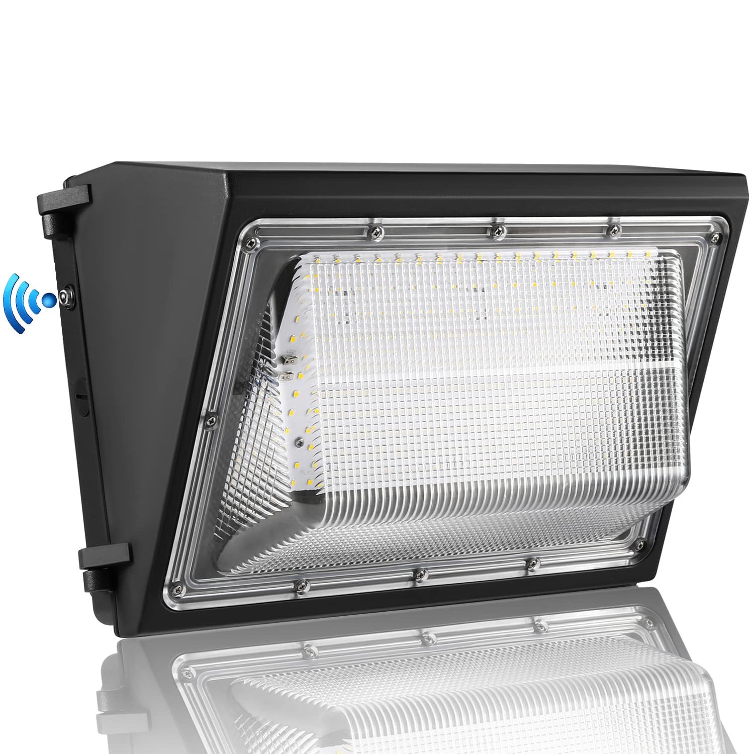 WHLED Dusk to Dawn 150W LED Wall Pack Light 19500LM 800-1000W HPS/HID Equivalent 5000K Daylight Commercial Outdoor Security Lighting with Photocell Sensor ETL for Parking Garages Warehouse Entrance