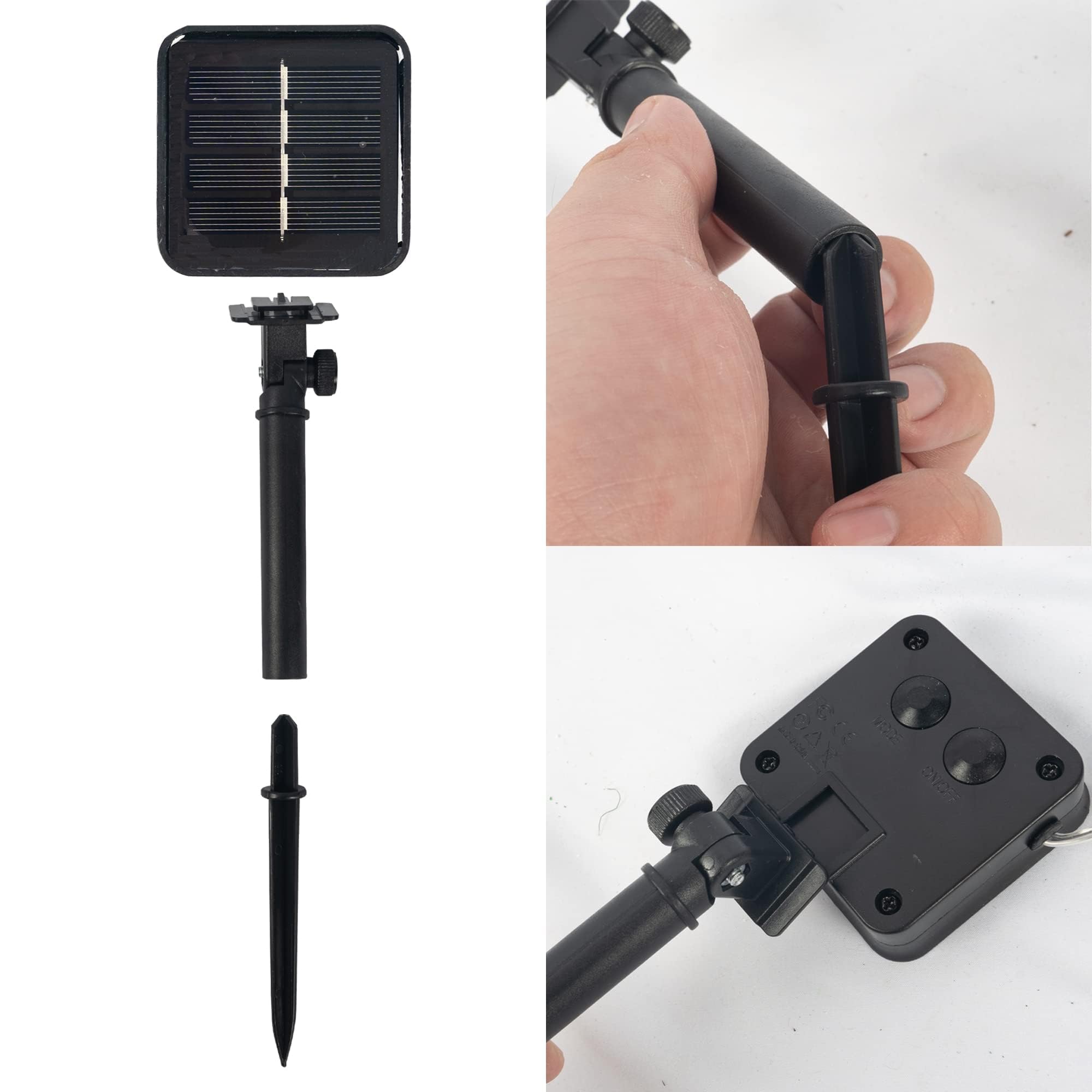 Dazzle Bright 4 Pack Solar String Lights Outdoor, Total 160Ft 480Led Solar Powered Waterproof Fairy Lights 8 Modes, Silver Wire