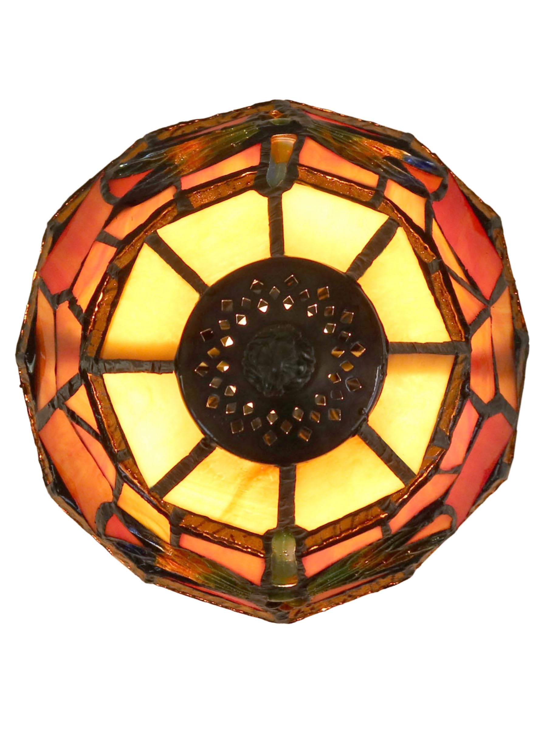 Dale Tiffany TA13005 Cavan Multicolor Accent Table Lamp, Metal Construction