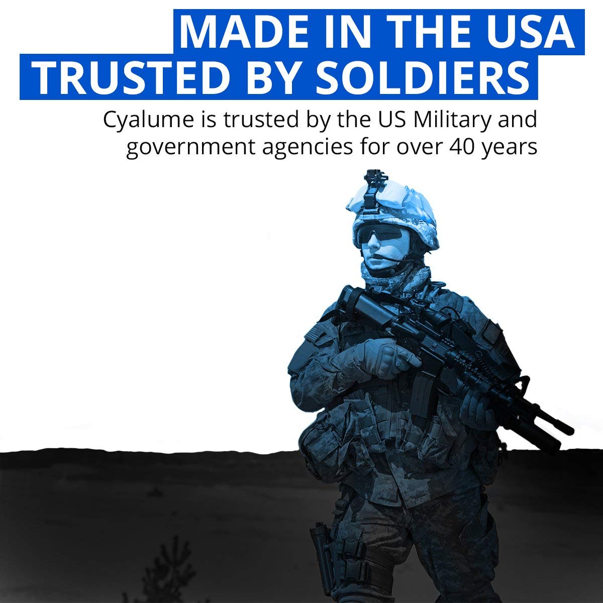 Cyalume Glow Sticks Military Grade Lightstick - enhanced Blue 6  Snaplight Emergency Chemical Light Stick With 8 Hour Duration (Bulk Pack Of 10 Chem Lights)